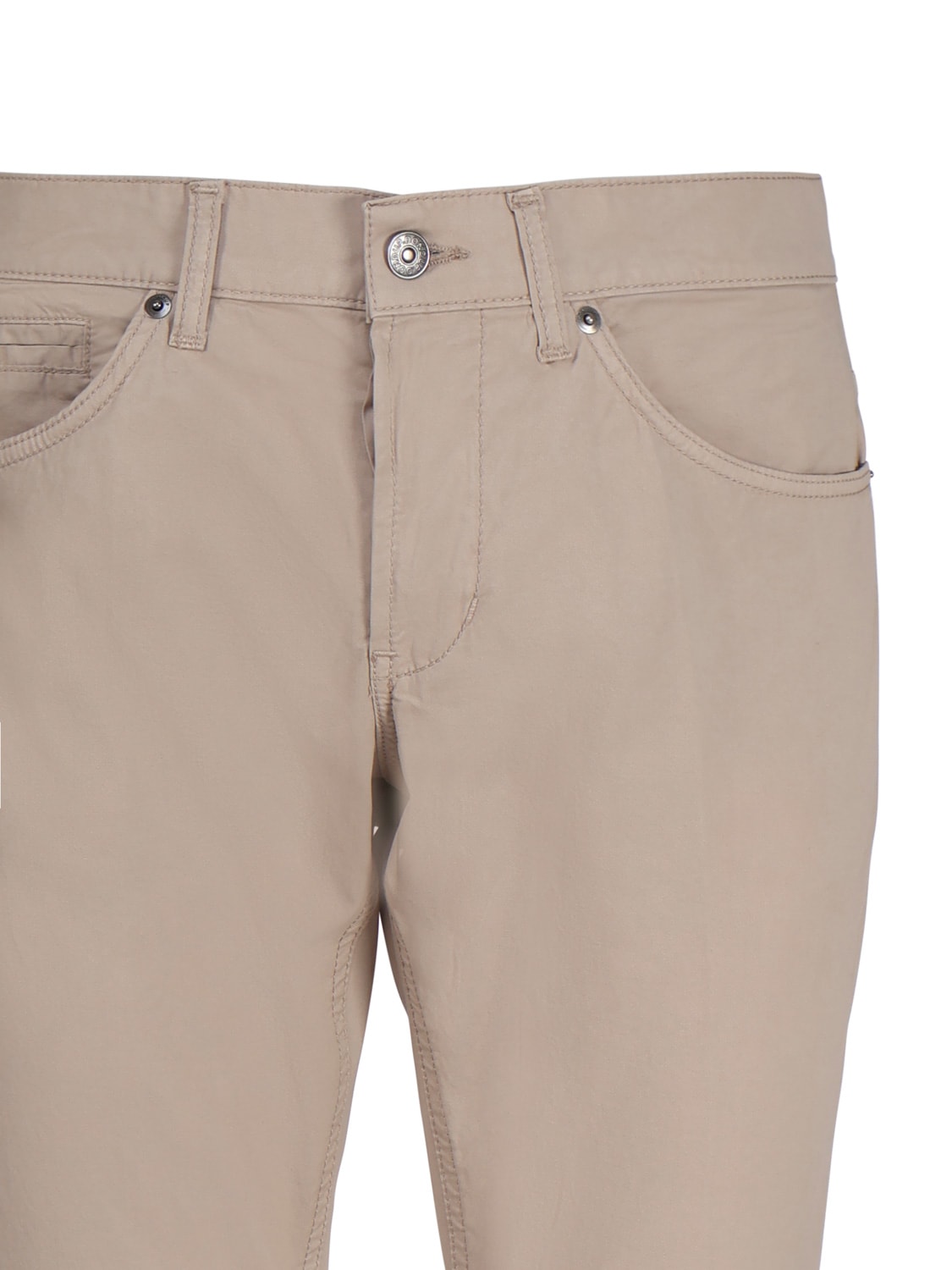 Shop Dondup Straight Jeans In Sand