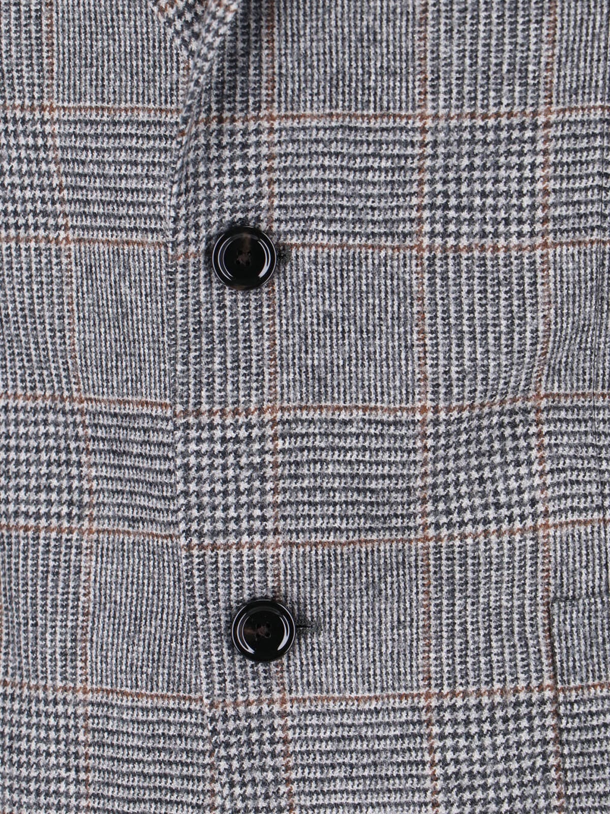 Lardini Check Pattern Front Pockets Long Sleeves In Gold