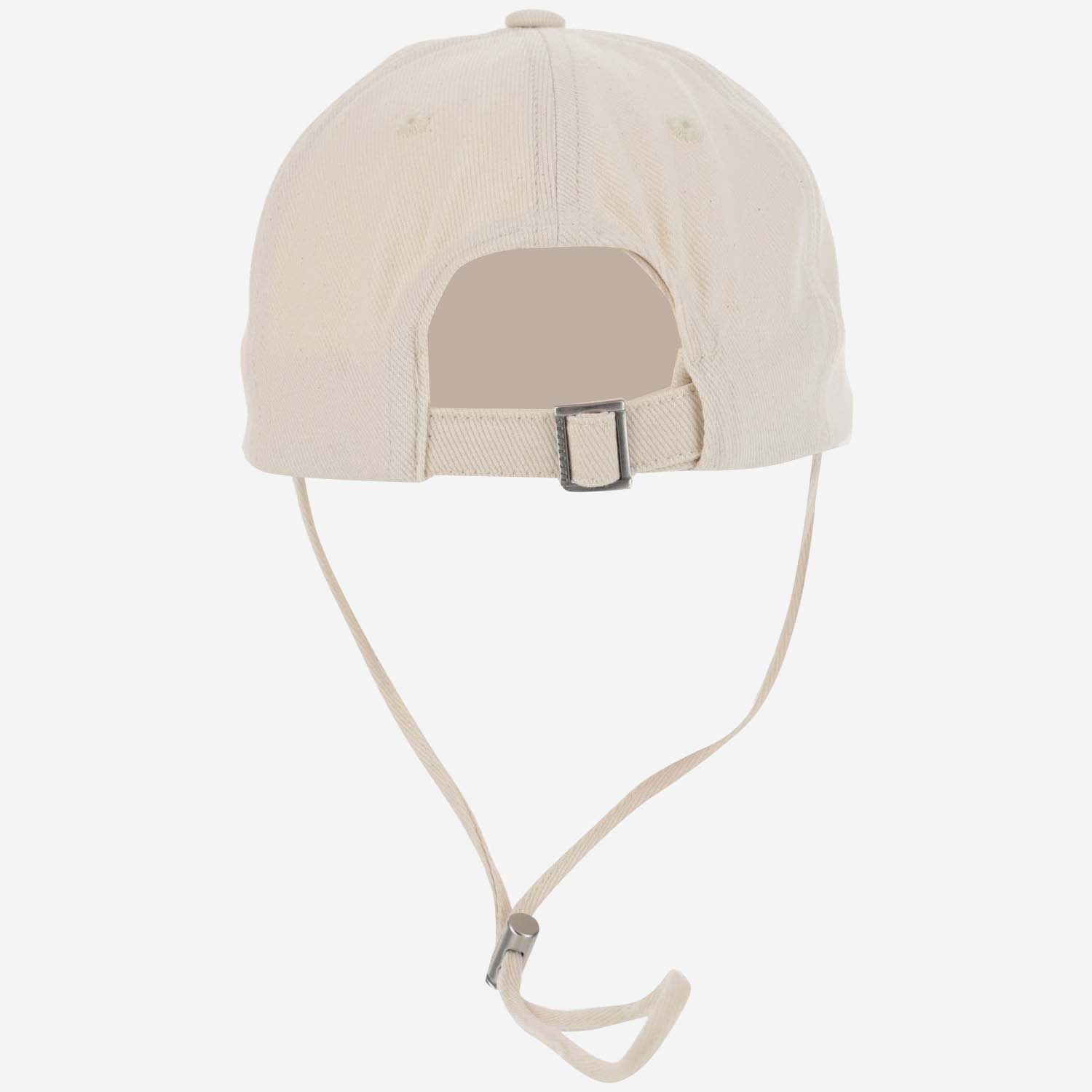 Jacquemus Jacquemu La Casquette Artichaut Fringe Baseball Cap In White