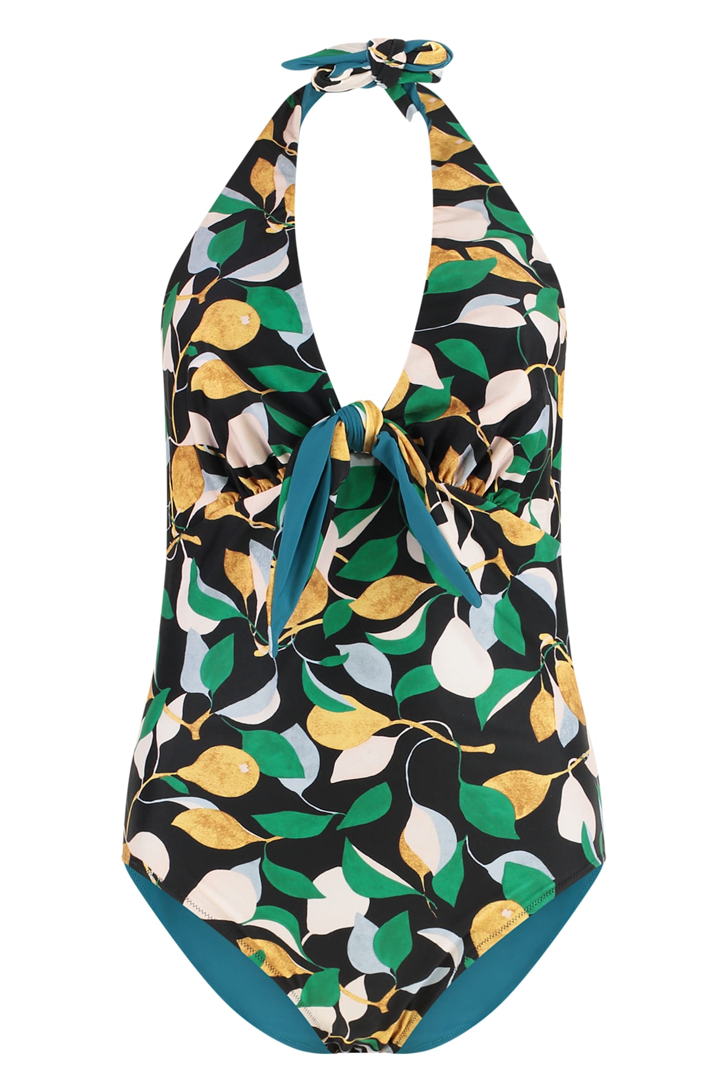 Shop La Doublej Printed One-piece Swimsuit