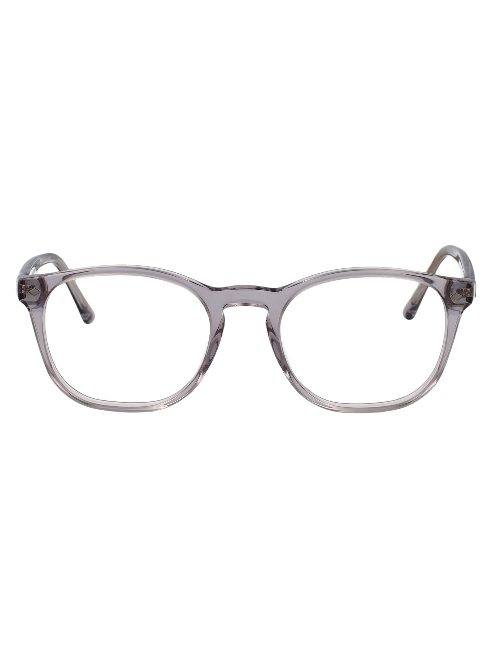 Giorgio Armani Grigio Trasparente Acetate Glasses In Gray