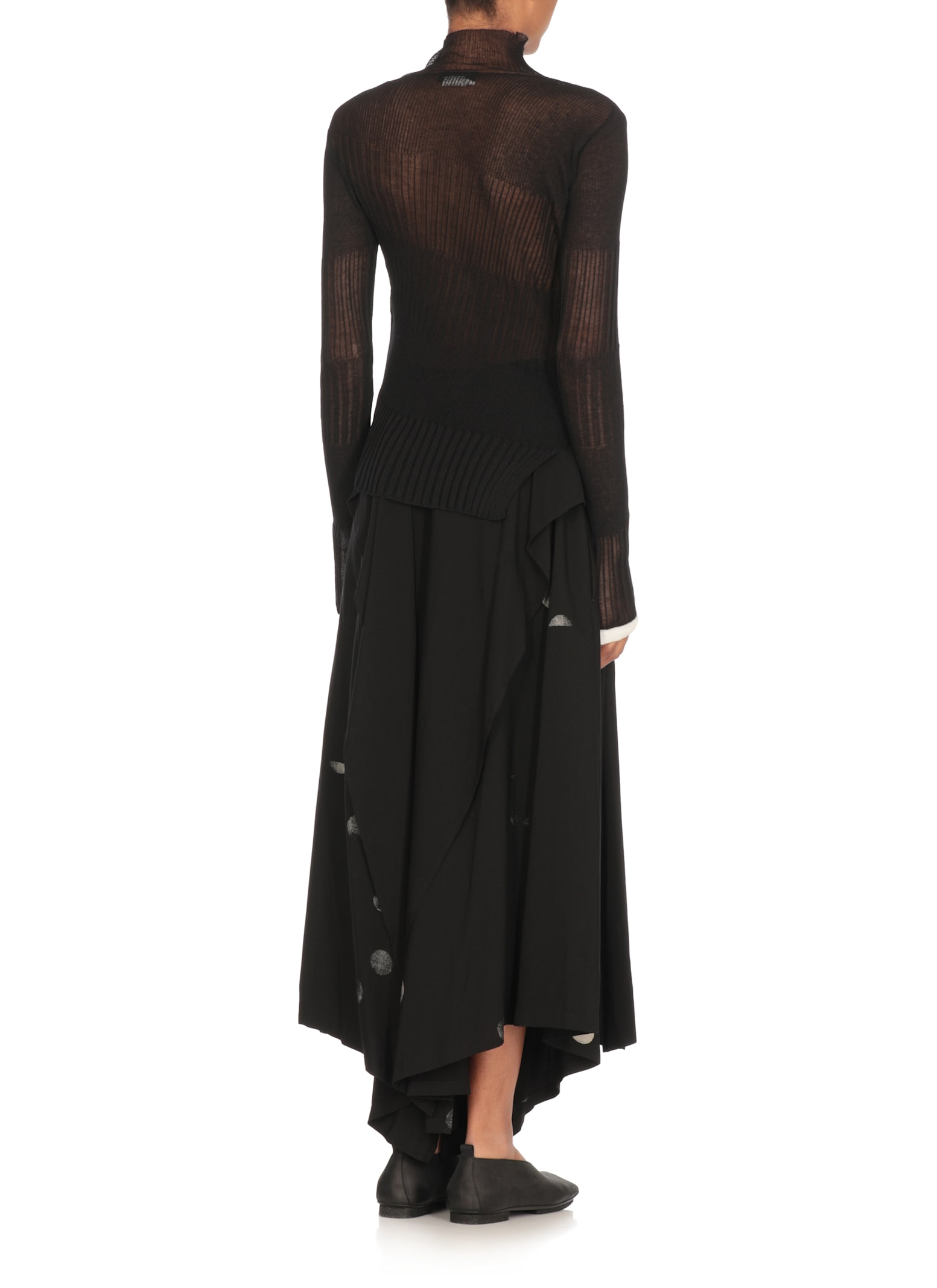 Y's Linen Blend Sweater In Black