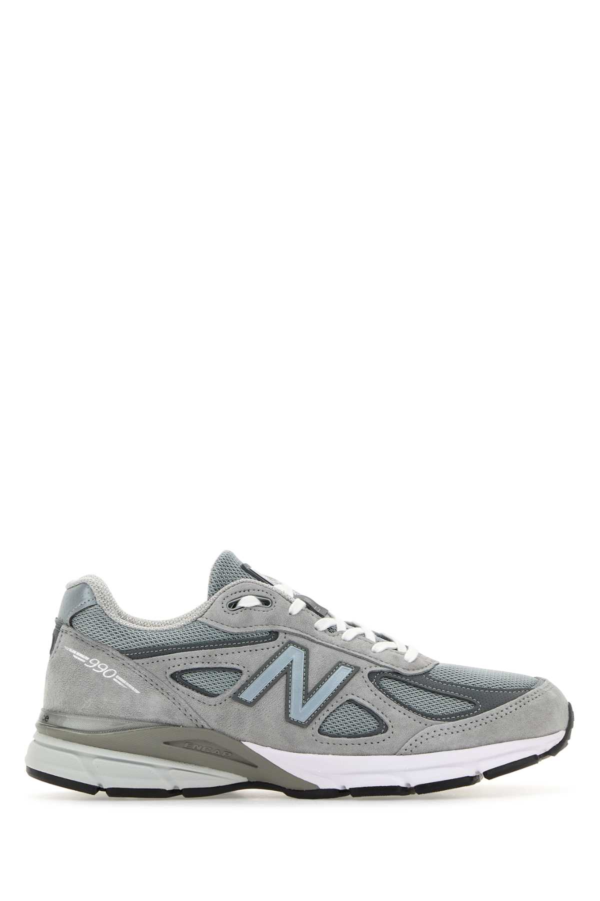 Grey Fabric And Suede 990 Sneakers