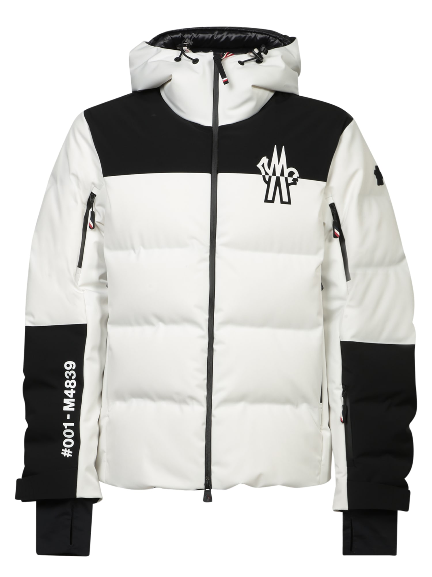 Moncler Curtis White And Black Down Jacket