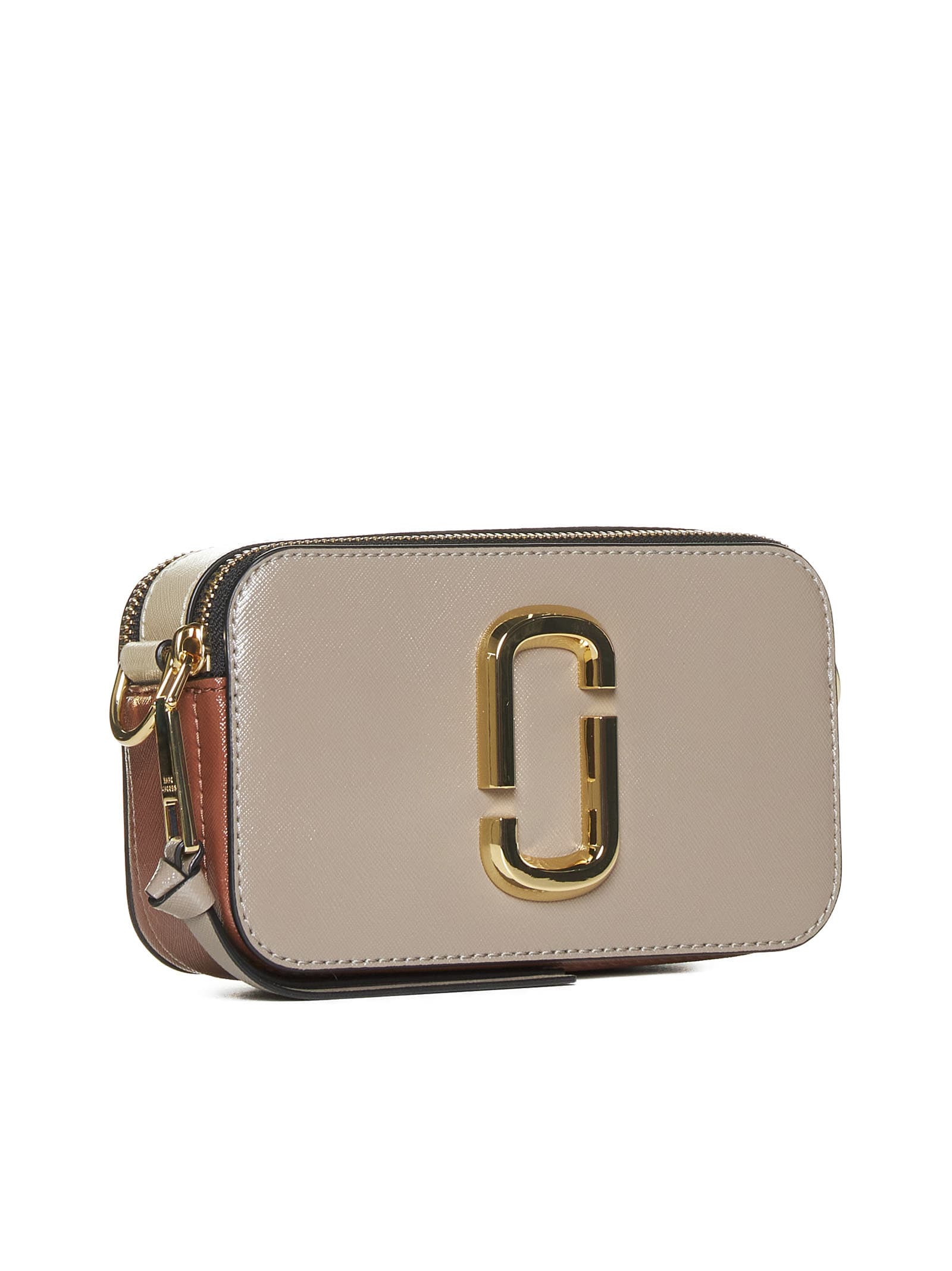 Shop Marc Jacobs Shoulder Bag In Cement Multi