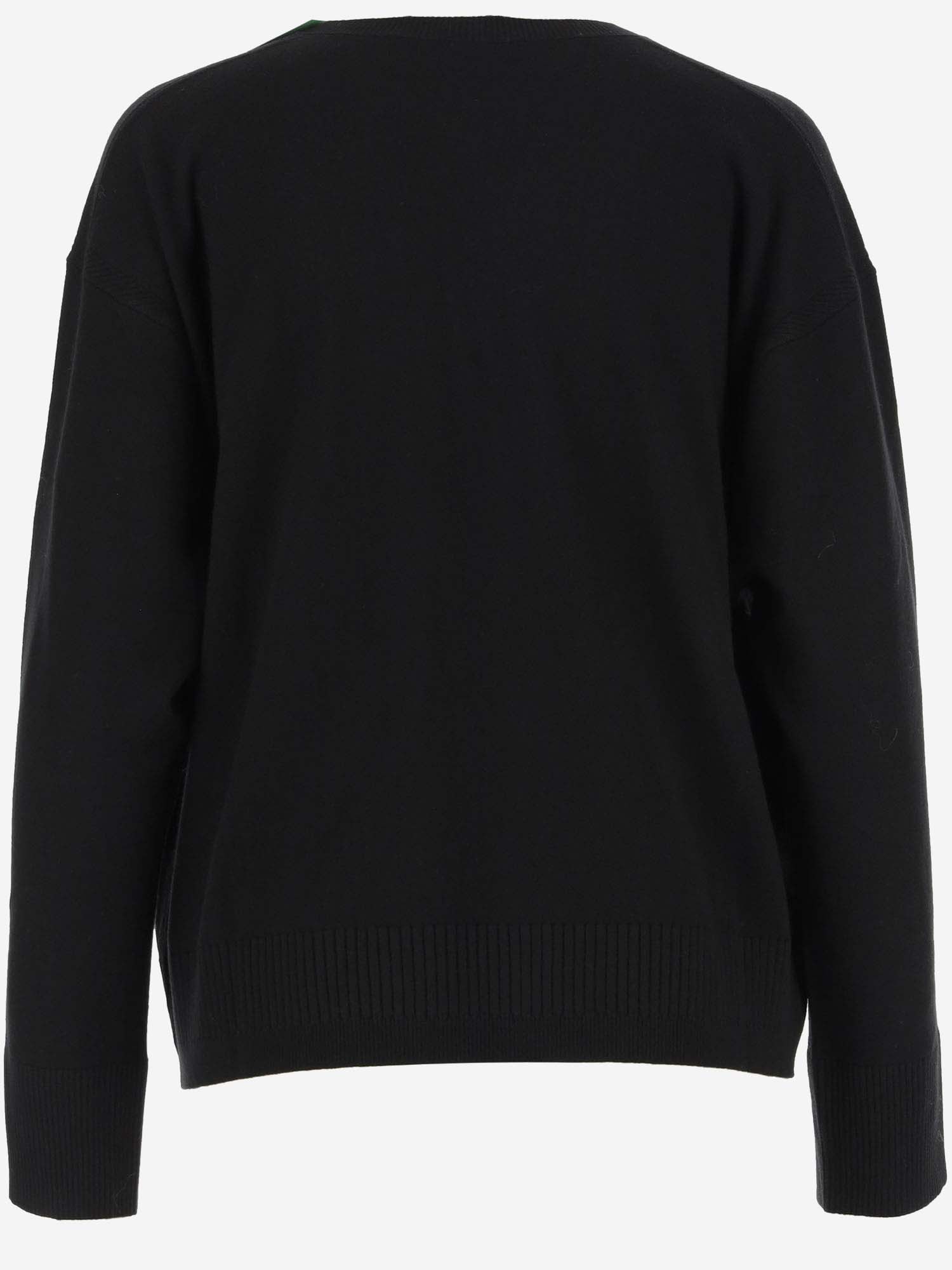 Shop Stella Mccartney Wool Sweater In Black