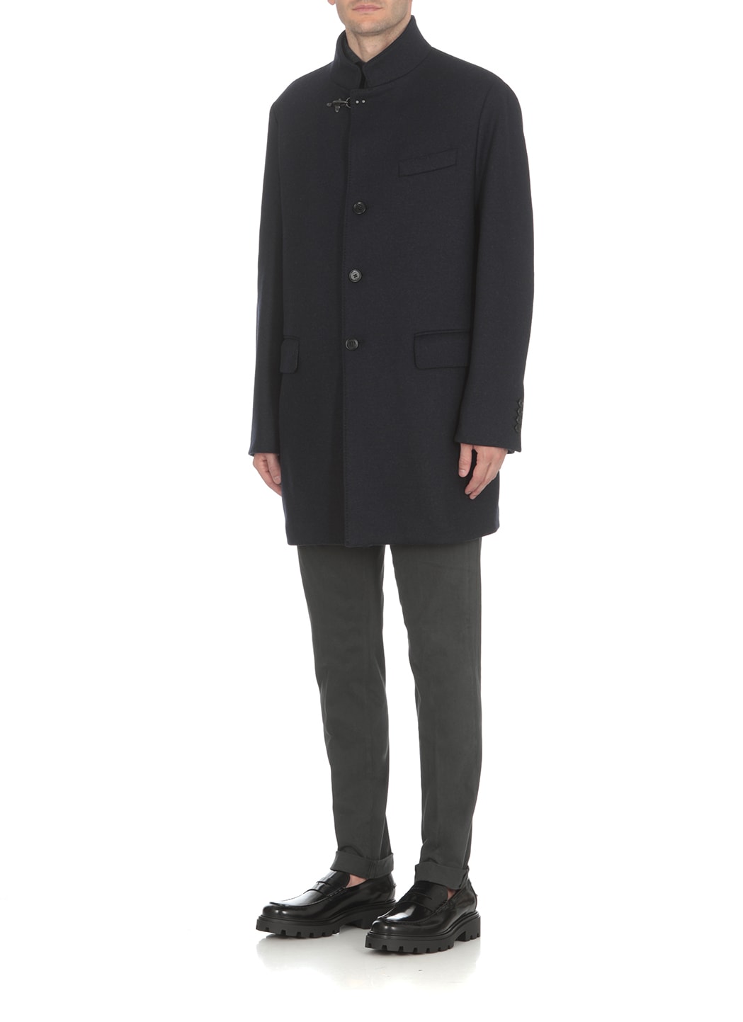 Dondup Gaubert Cotton Chino Trousers In Grey
