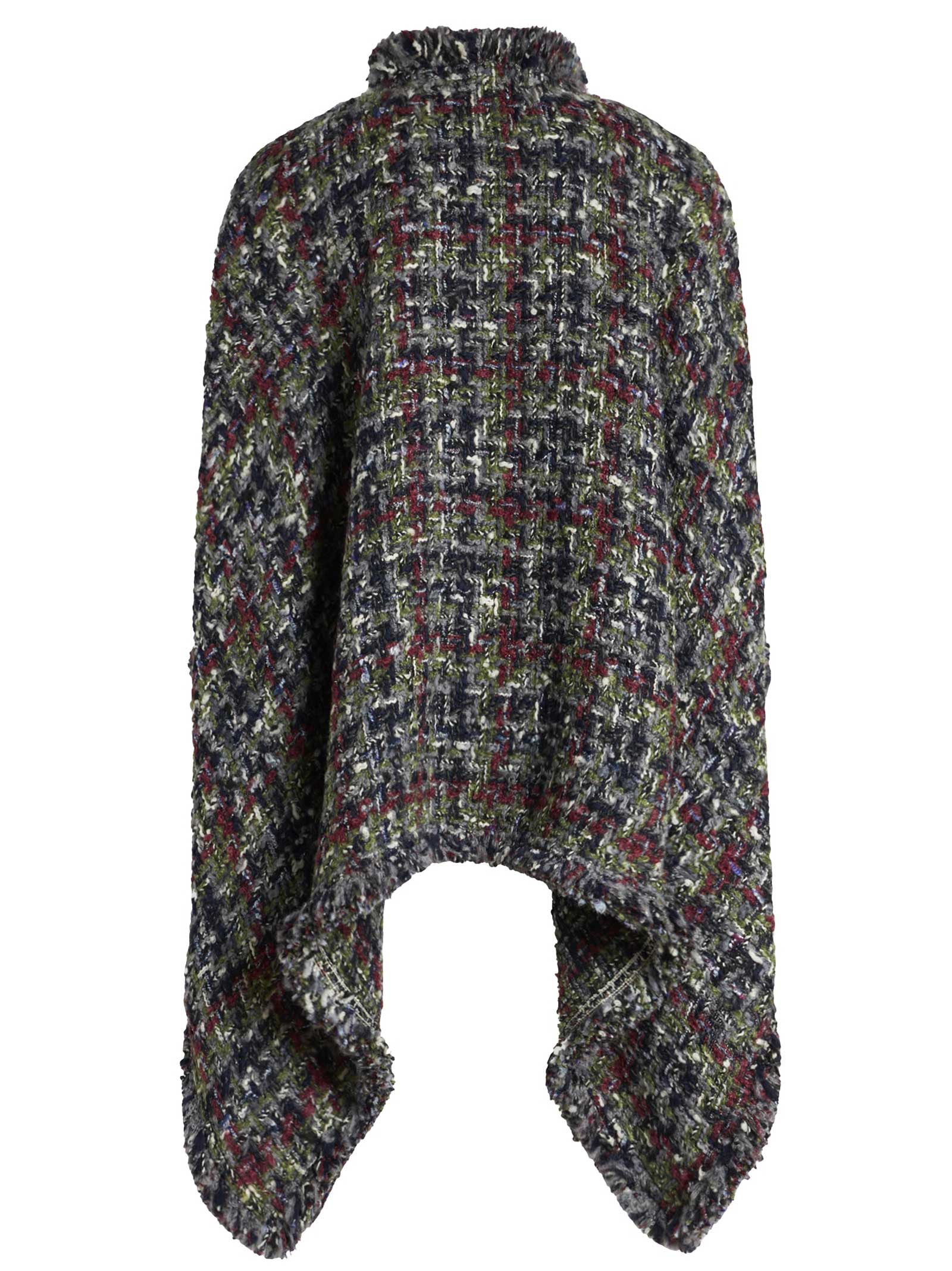 Shop Etro Cape In Multicolour