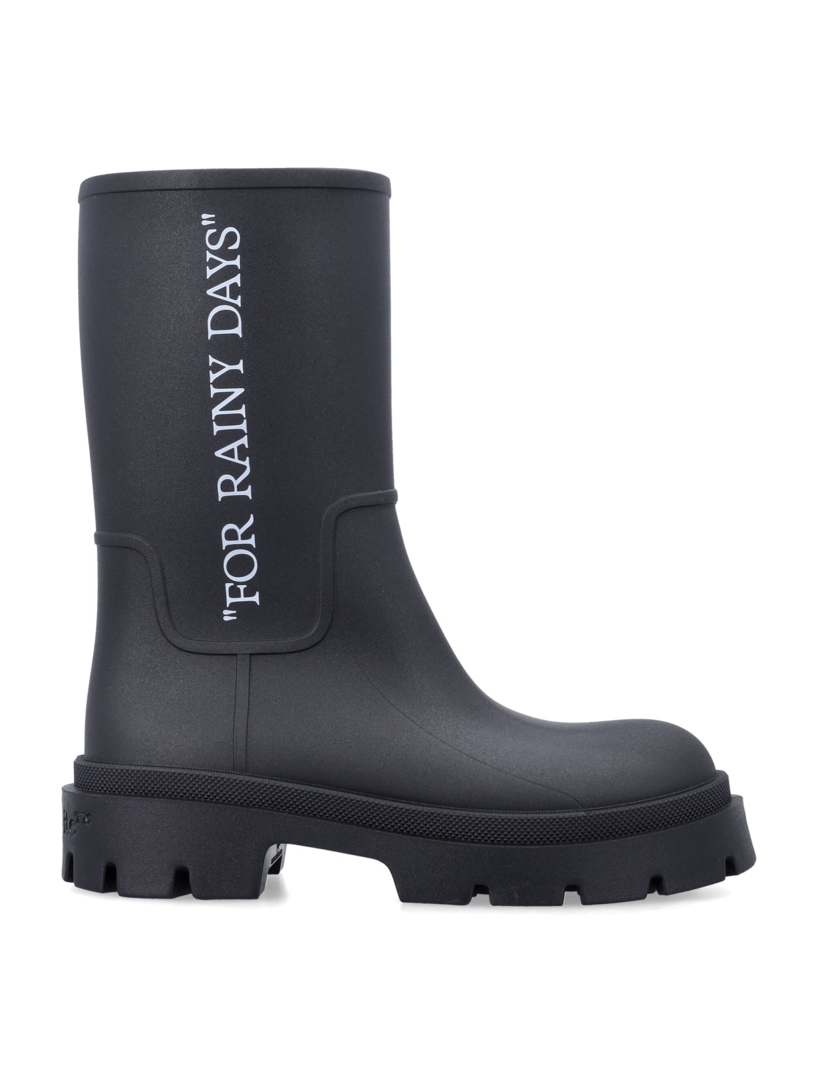 Shop Off-white Rainy Days Re-boots In Black White