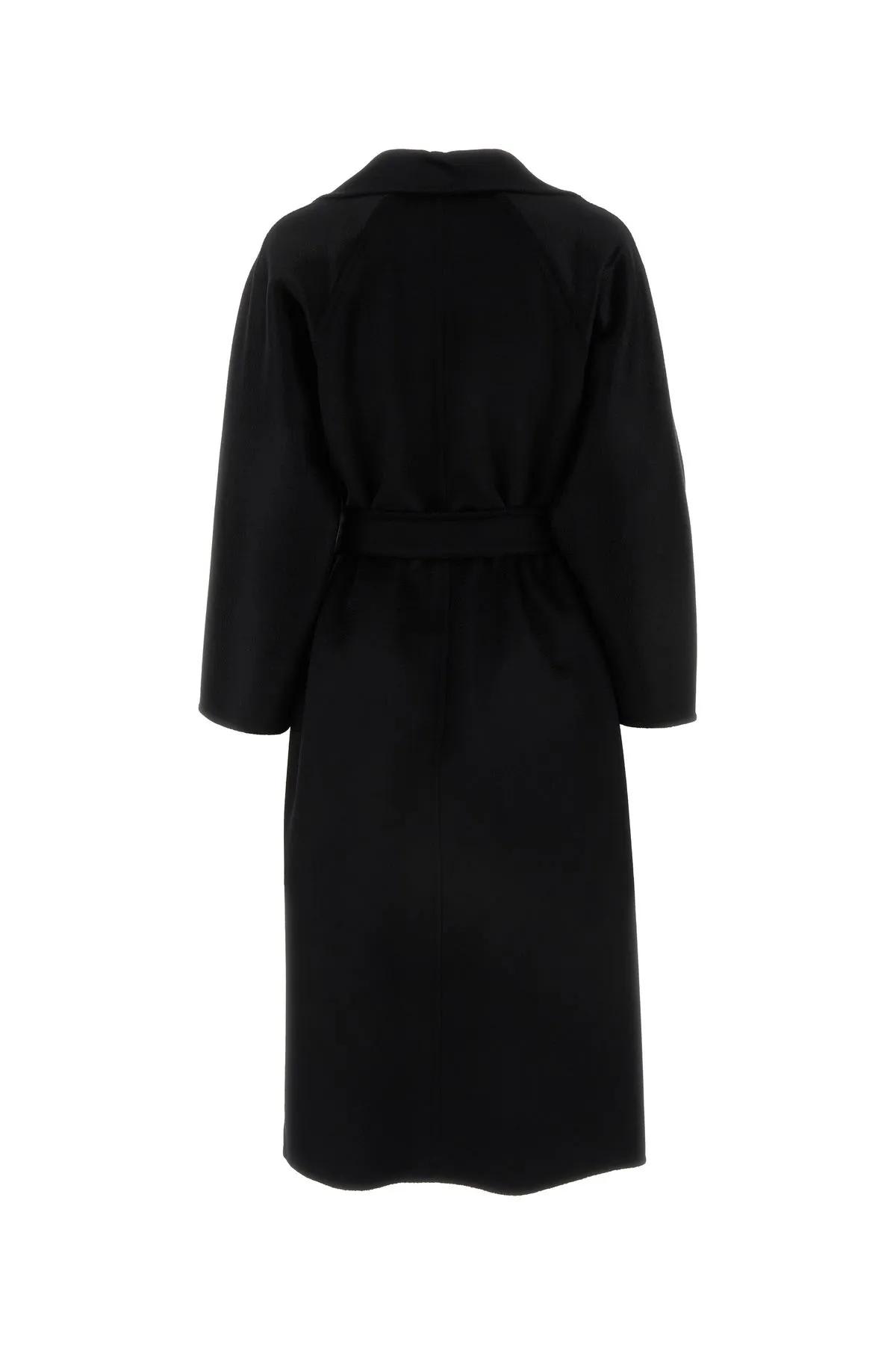 Shop Max Mara Black Cashmere Ludmilla Coat