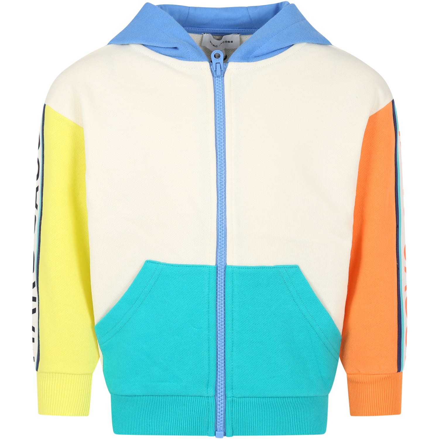 Little Marc Jacobs Kids' Multicolor Sweatshirt For Boy With Multicolor Logo