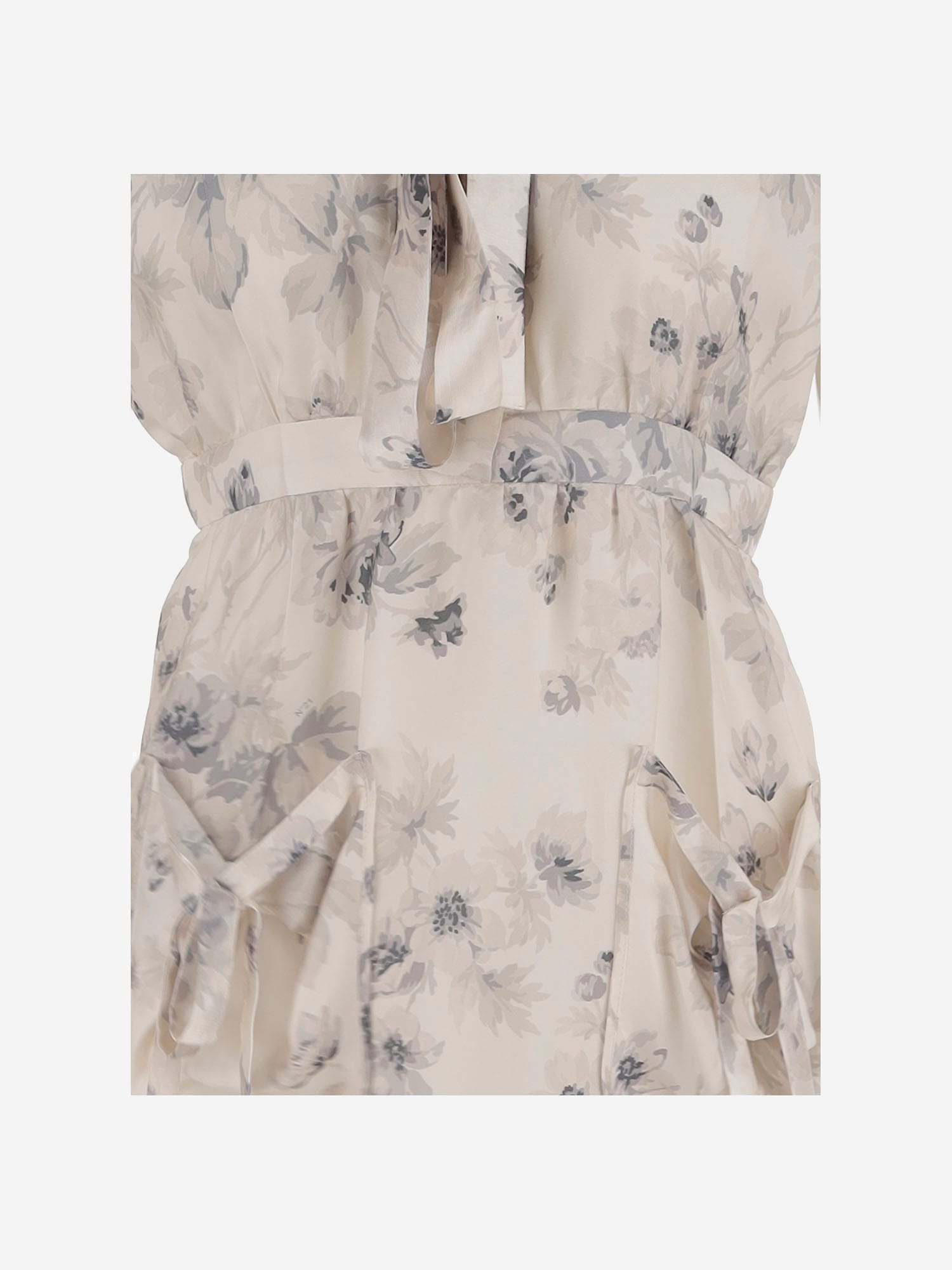 N°21 VISCOSE DRESS WITH FLORAL PATTERN