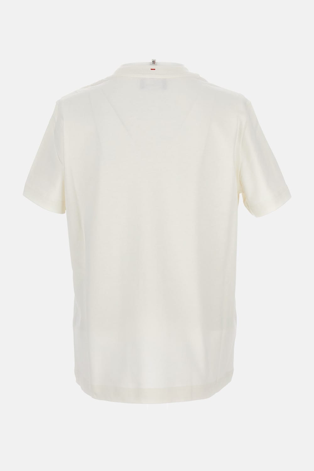 Moncler White Short Sleeves T-shirt
