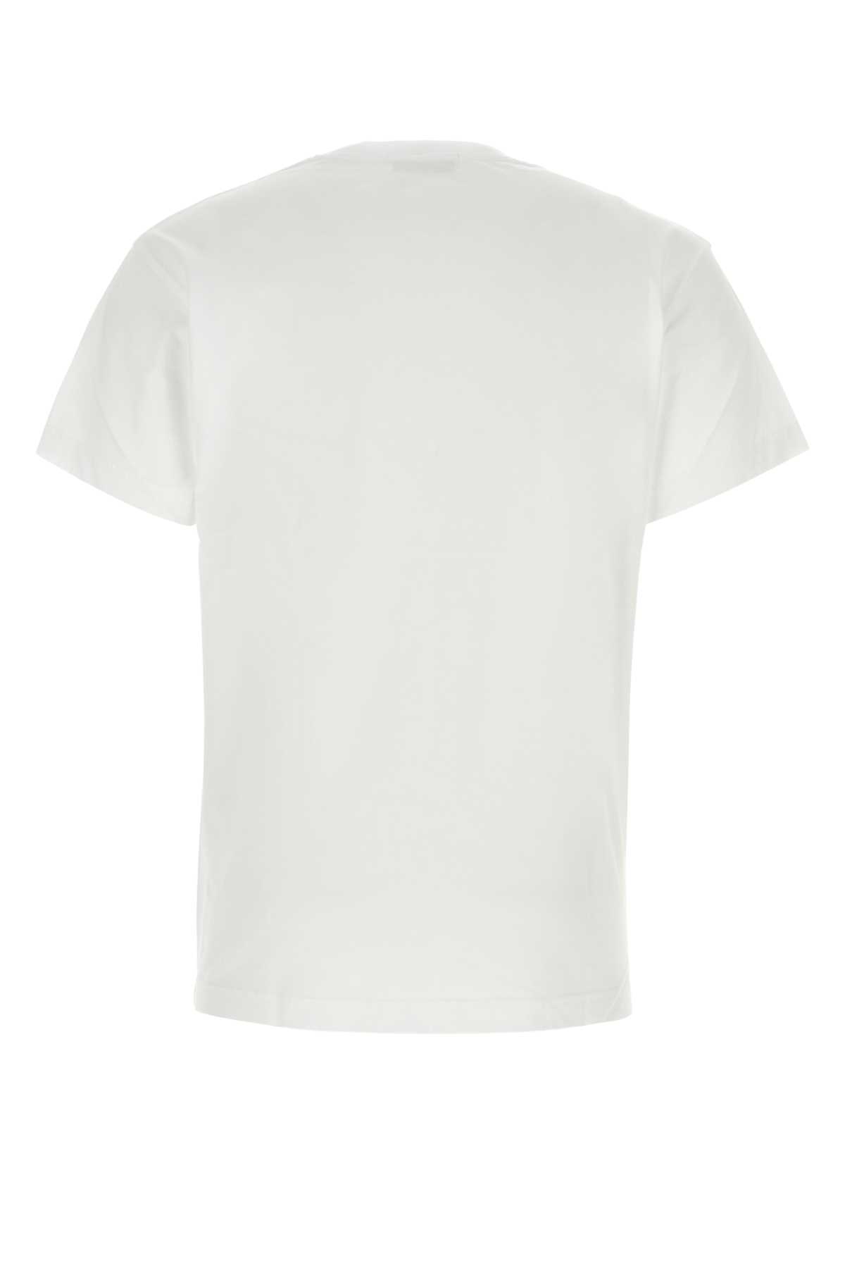 Shop Ambush White Cotton T-shirt Set In Blancdeb
