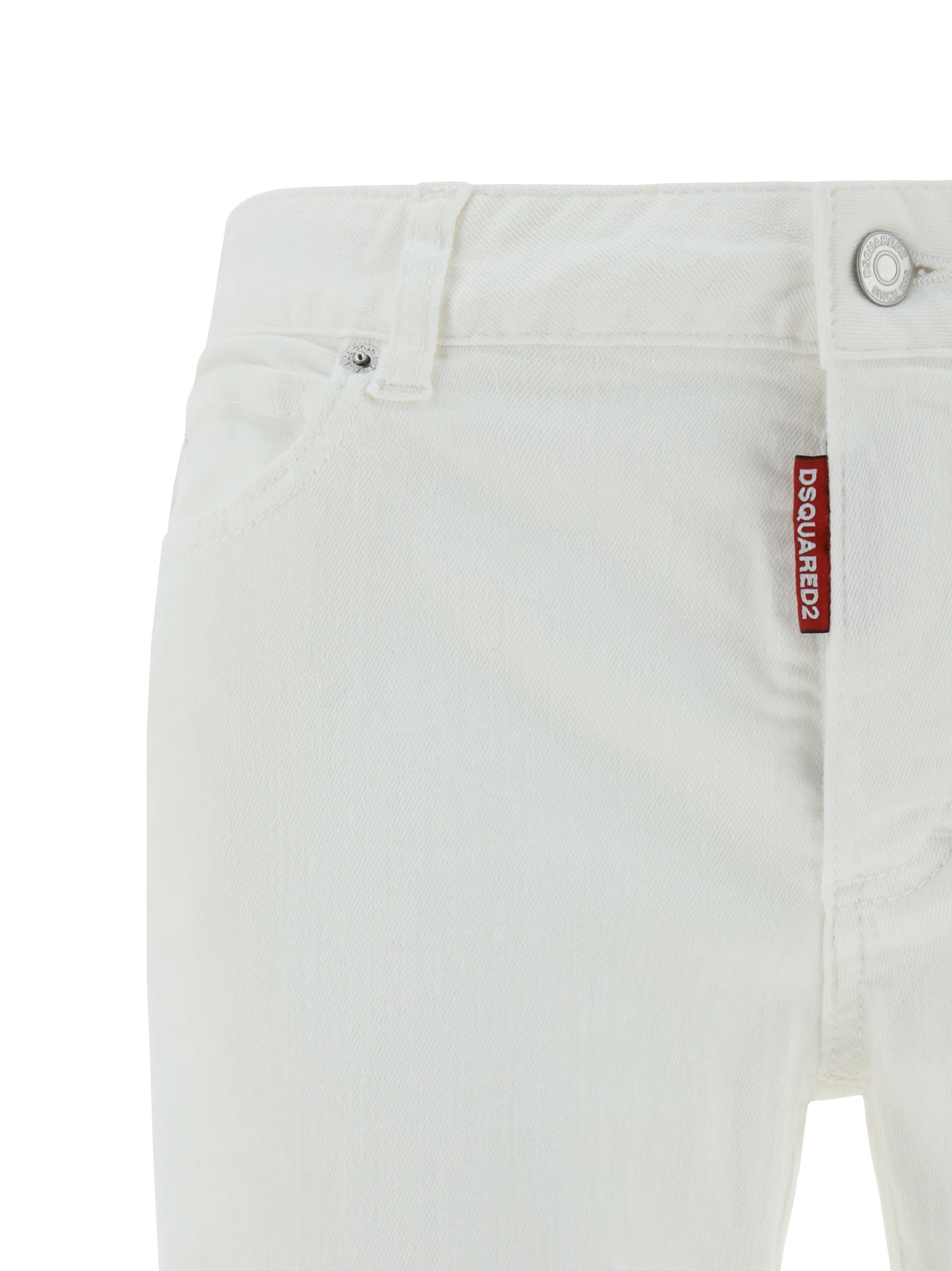 Shop Dsquared2 Twiggy Jeans In White