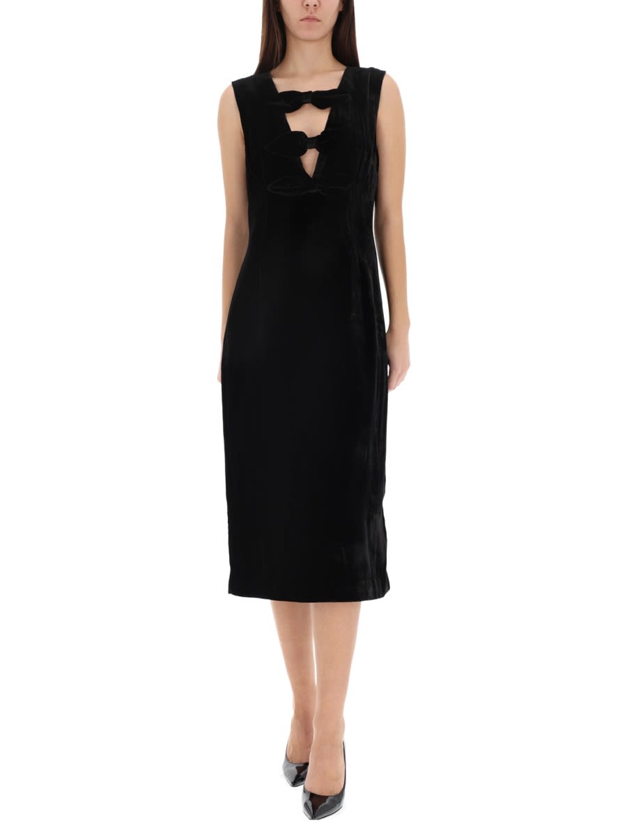 Baum Und Pferdgarten Viscose-polyester Blend Dress In Black