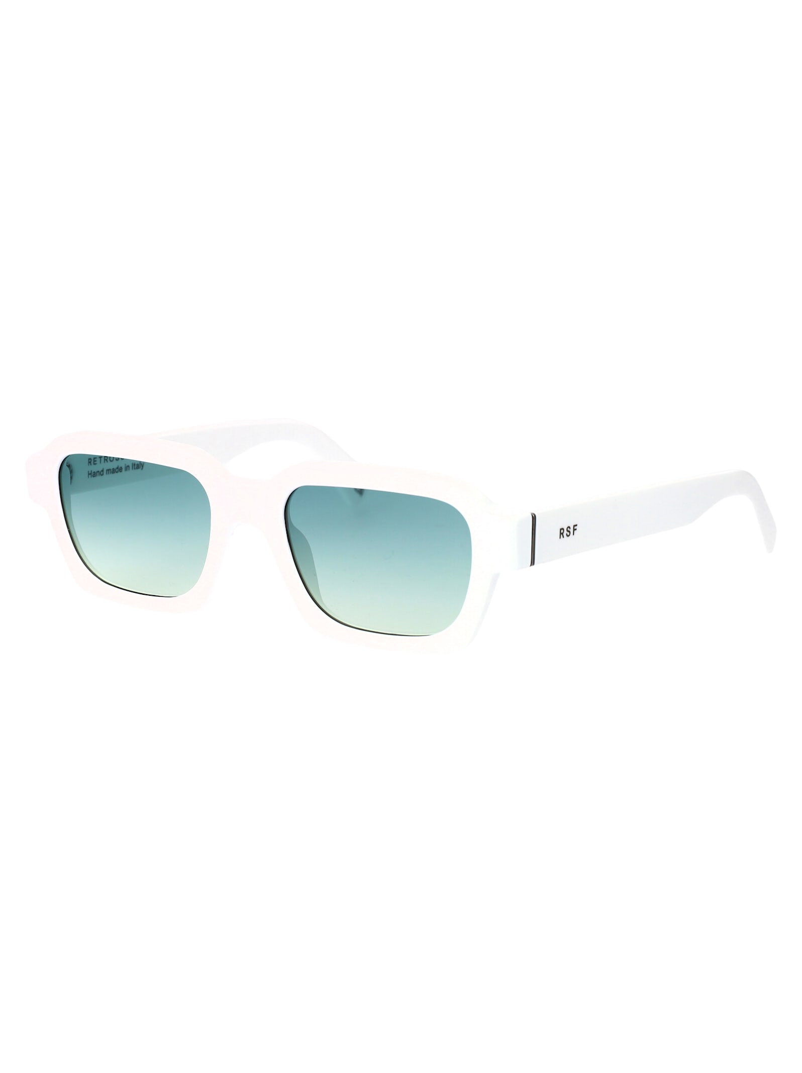 Shop Retrosuperfuture Caro White P04 Sunglasses