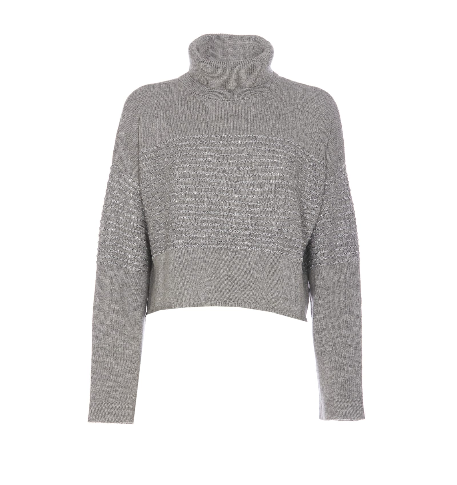 Shop Twinset Sweater In Grey