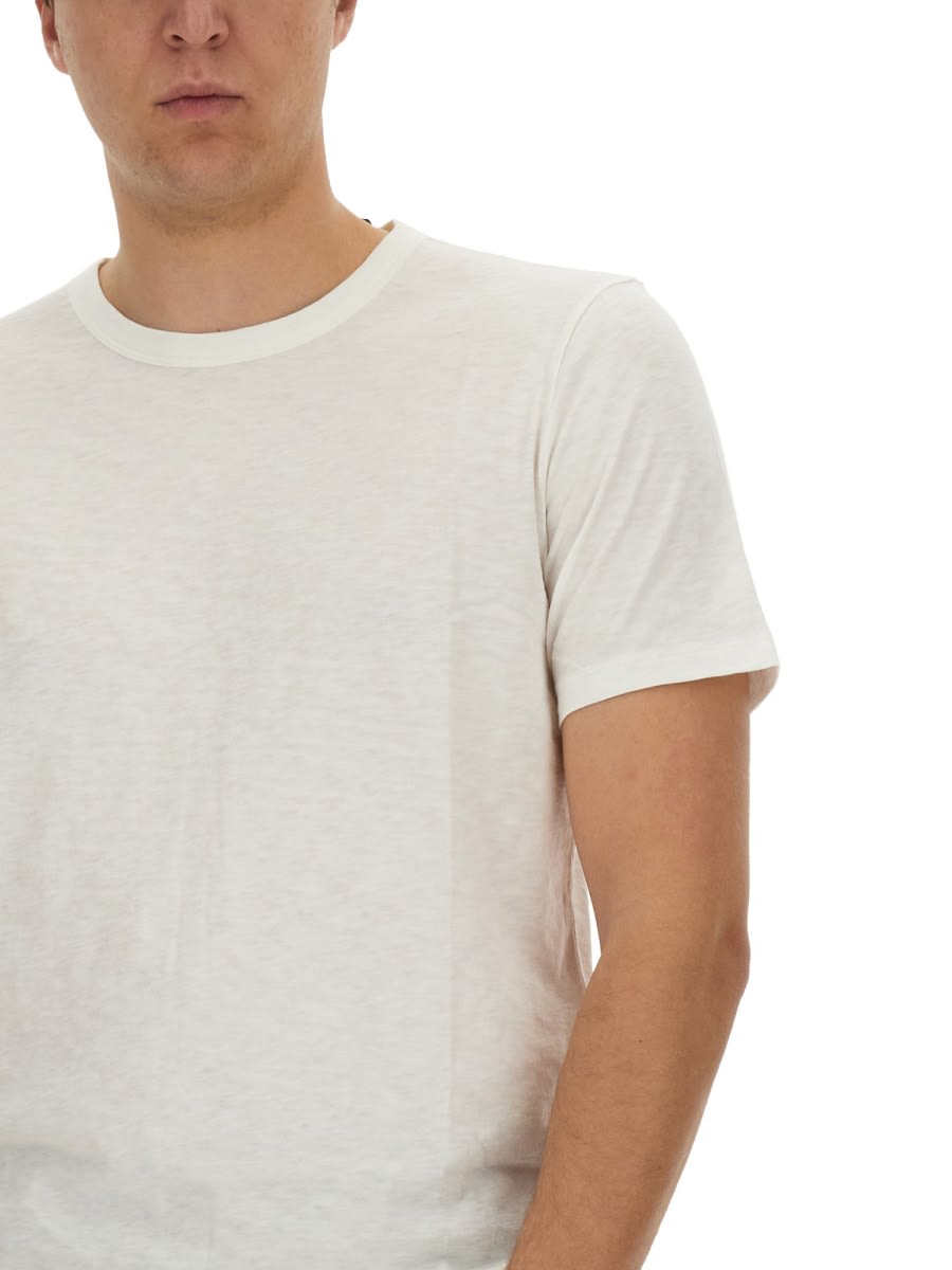 Shop Theory Cotton T-shirt In White