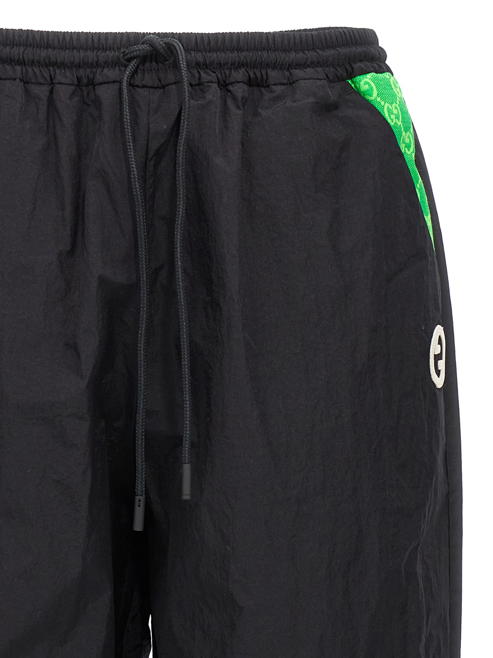 Shop Gucci Gg Pants In Black