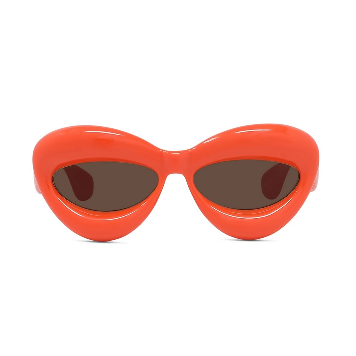 Lw40097i Inflated 42e Orange Sunglasses