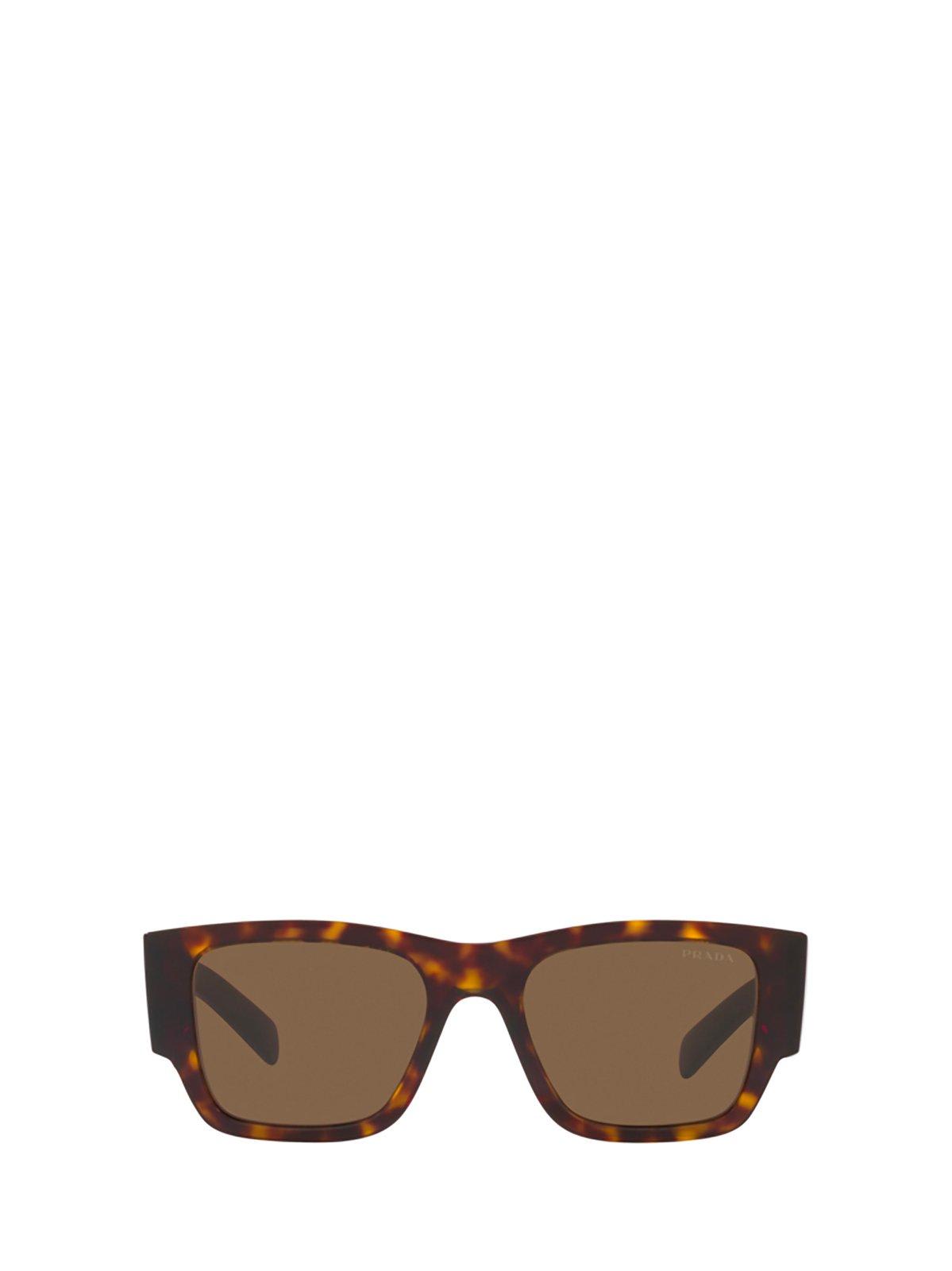 Shop Prada Square-frame Sunglasses