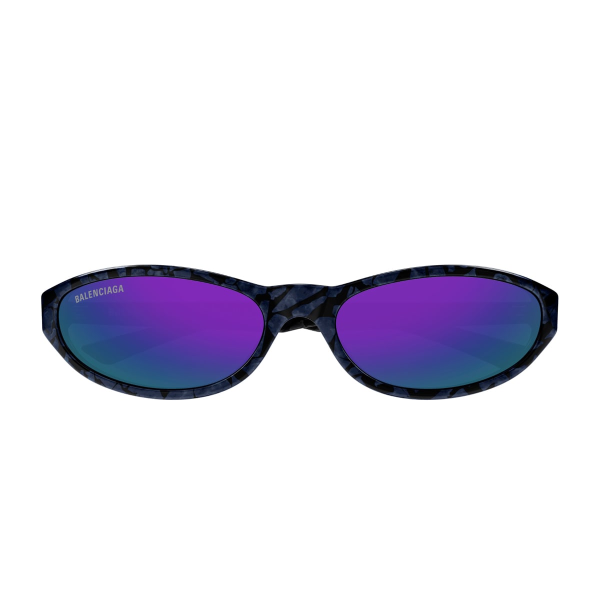 Balenciaga Eyewear Balenciaga Bb0007s Linea Everyday 011 Violet Black Sunglasses