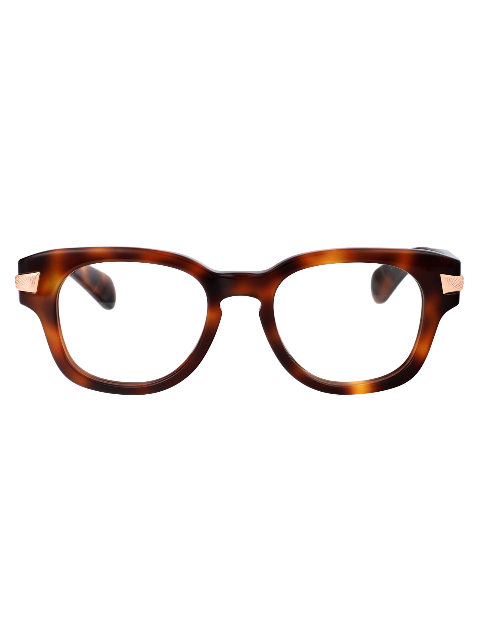 Shop Gucci Gg1518o Glasses In 002 Havana Havana Transparent