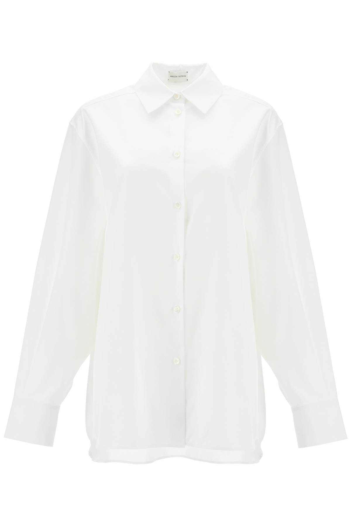 Shop Magda Butrym Oversized Boxy In White (white)