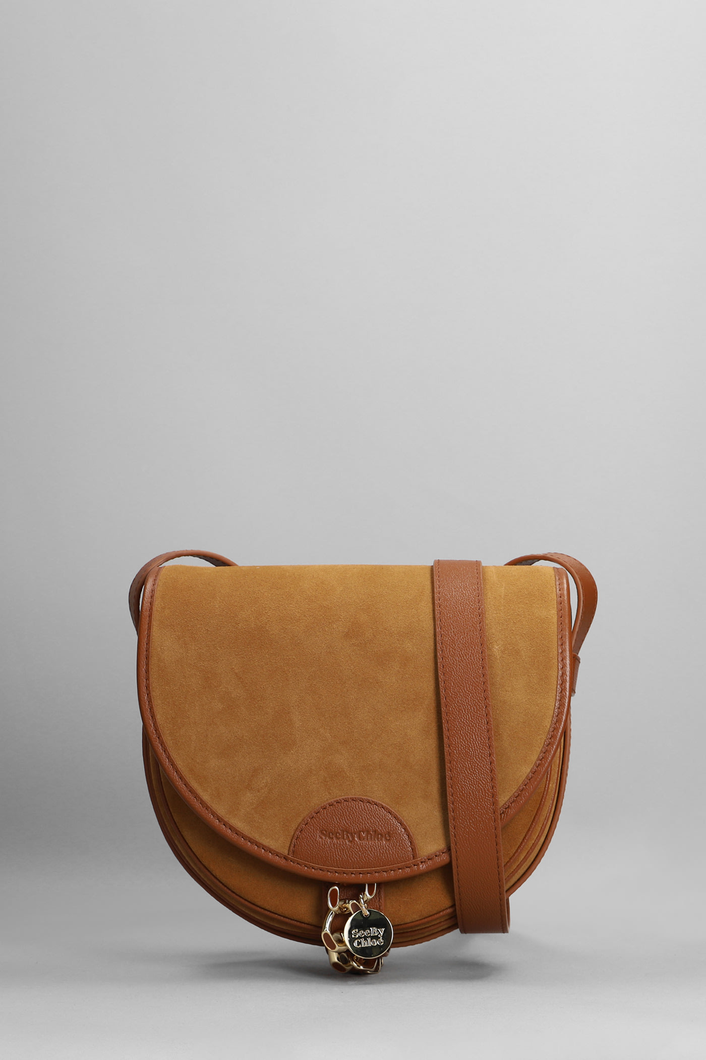 SEE BY CHLOÉ MARA SHOULDER BAG IN LEATHER COLOR SUEDE AND LEATHER
