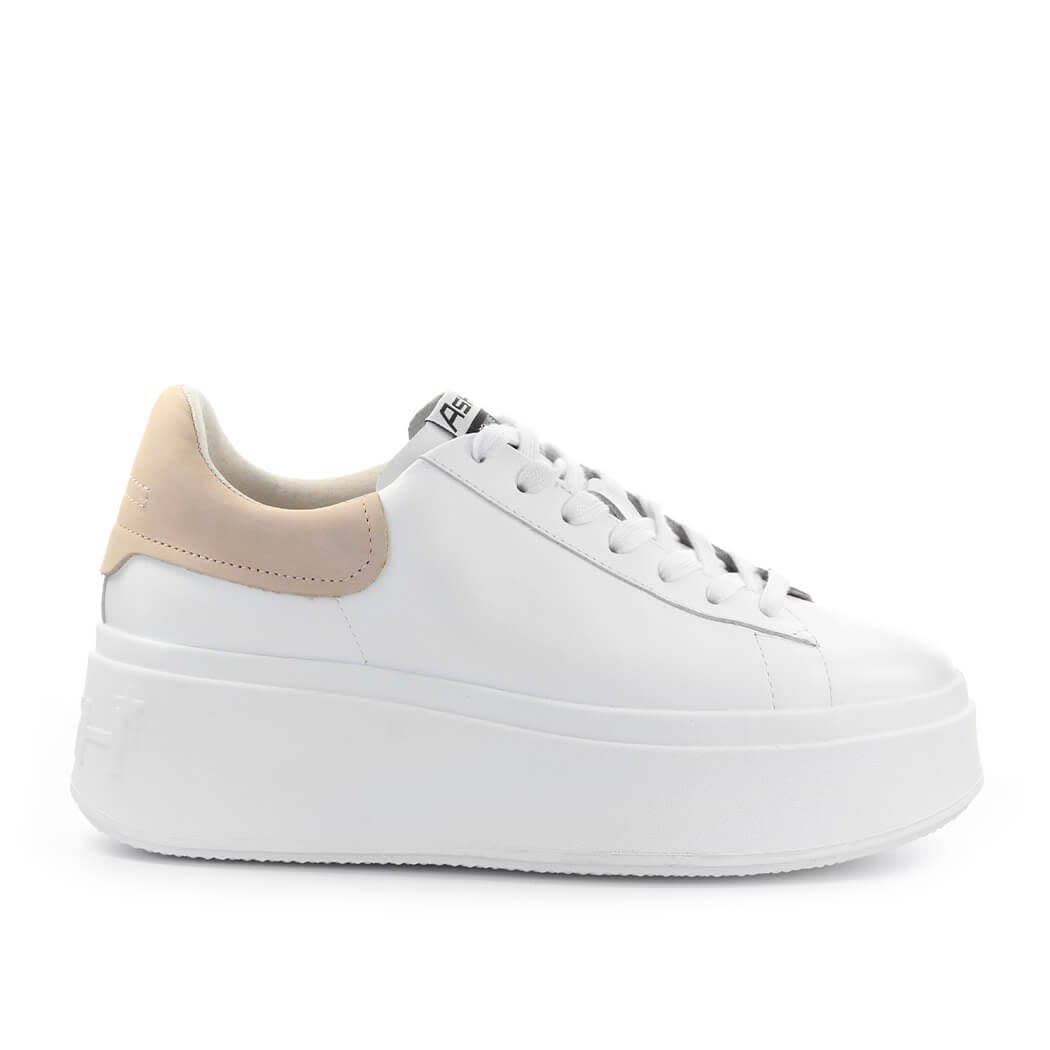 ash moby bicolor platform sneakers