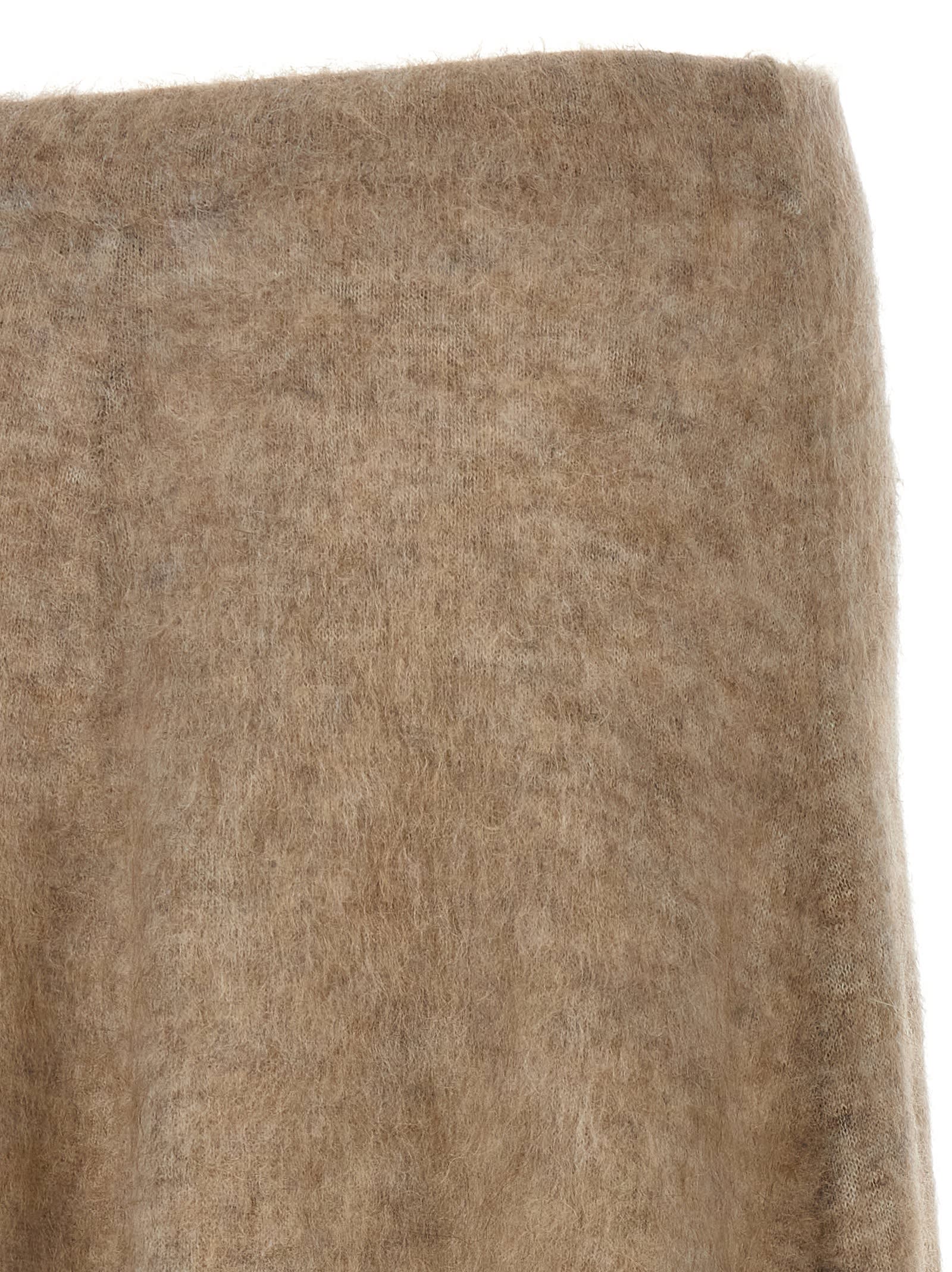 Shop Brunello Cucinelli Mohair Skirt