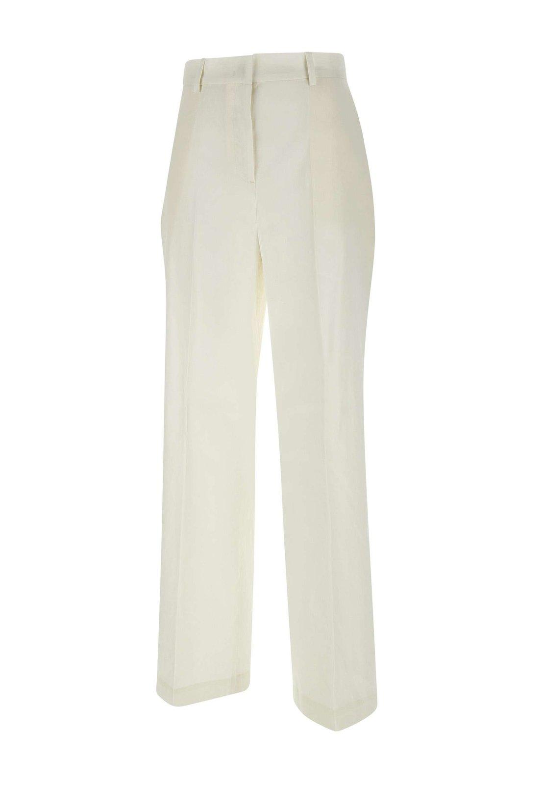 Fabiana Filippi Virgin Wool Pants In White