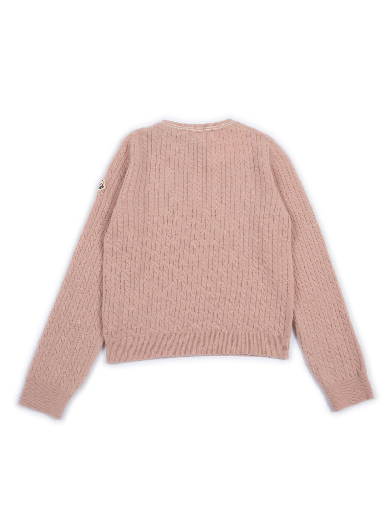 Moncler Crew Neck In Pink