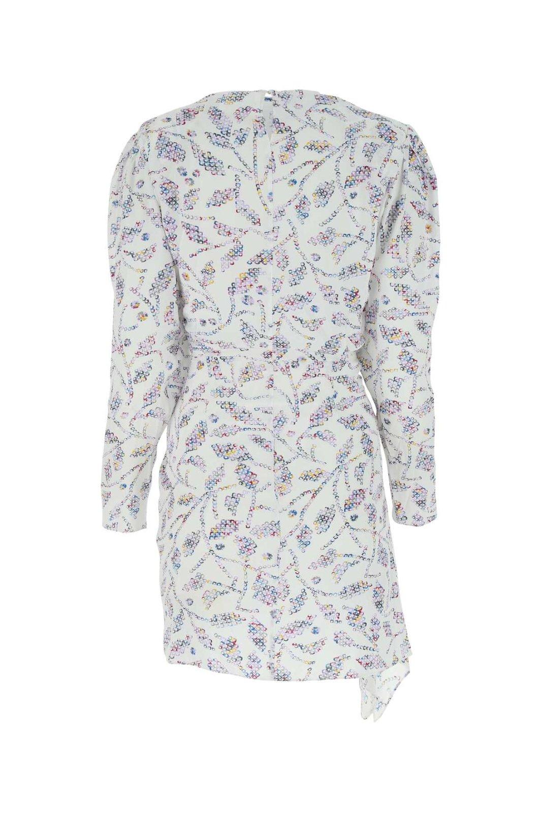 Isabel Marant Étoile Isabel Marant Etoile Printed Viscose Dolce Dress In Ecru