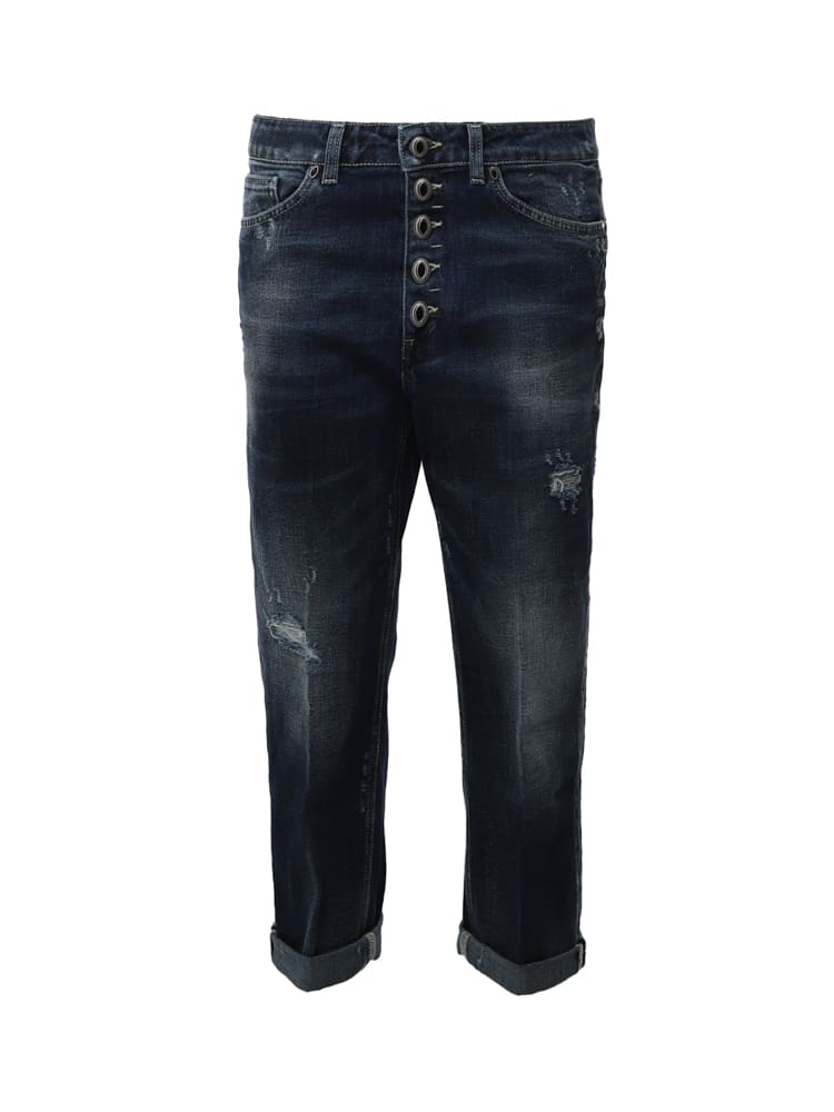 Dondup Jeans Detailed With Jewel Button Fastening