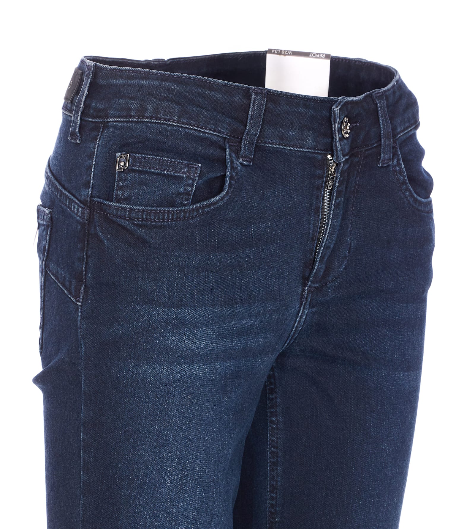 Liu •jo Five-pocket Trousers With Back Patch Pockets In Blue