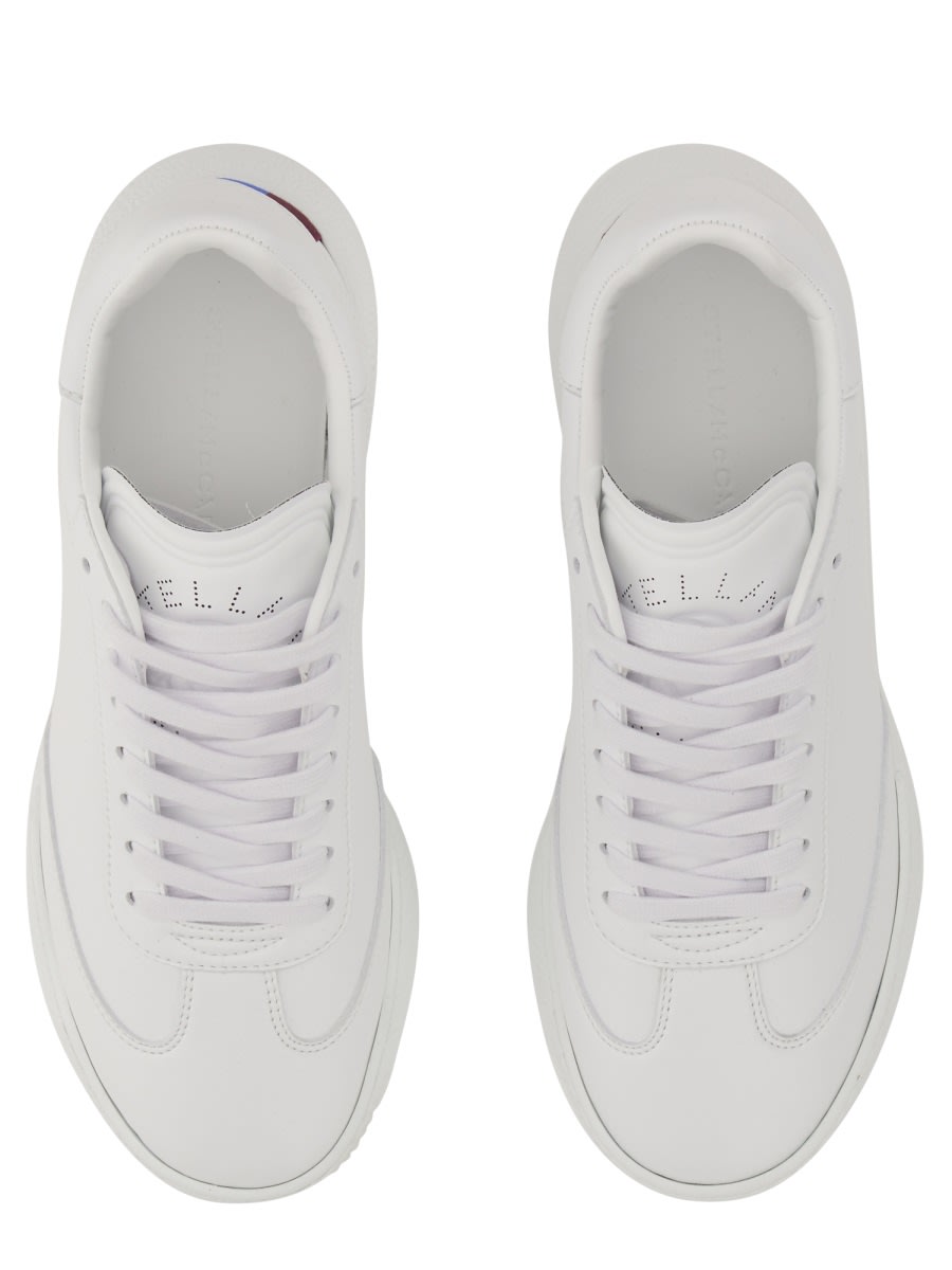 Shop Stella Mccartney Loop Sneaker With Laces In White