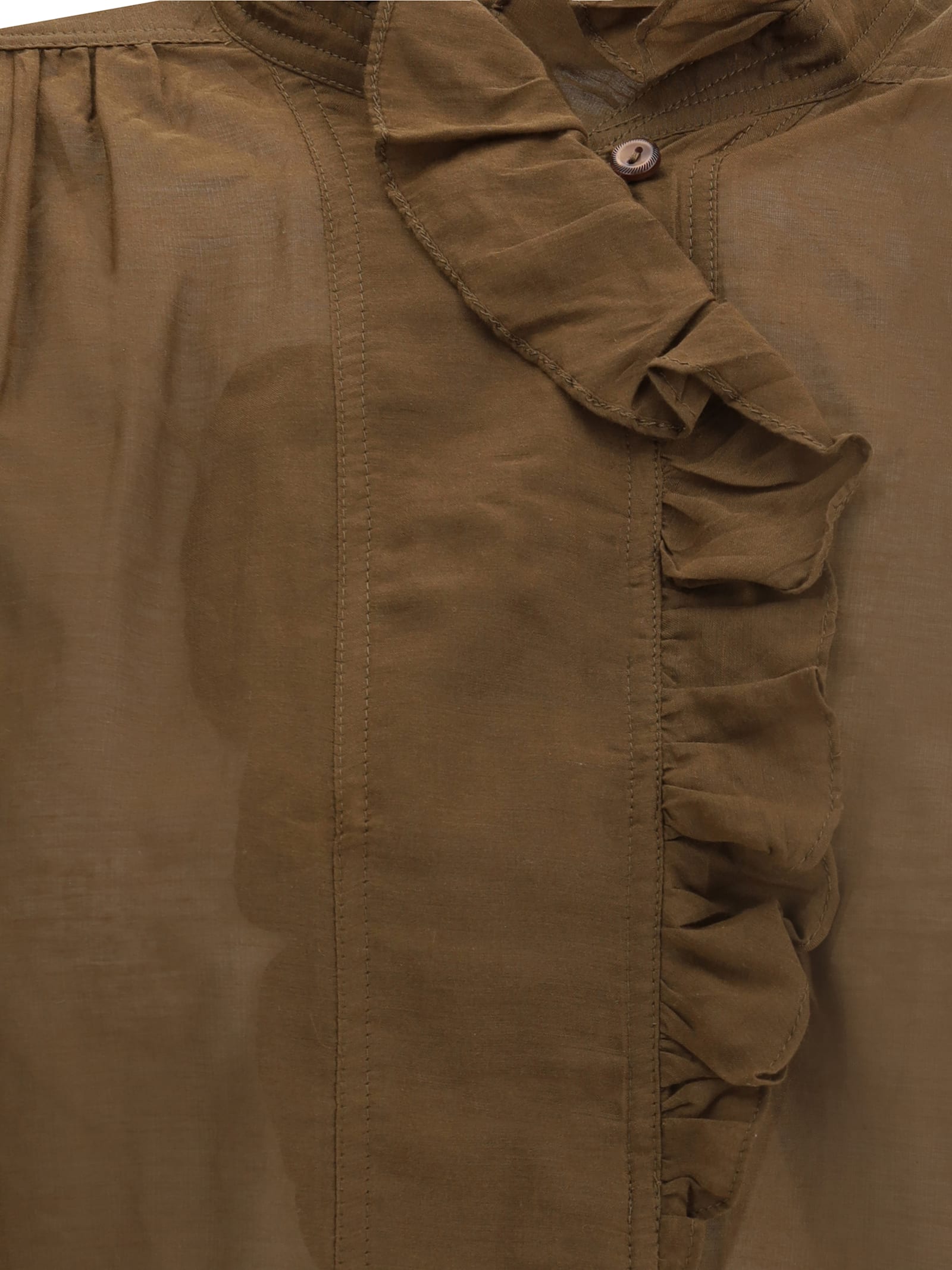 Isabel Marant Étoile Marant Etoile Women Pamias Blouse In Brown