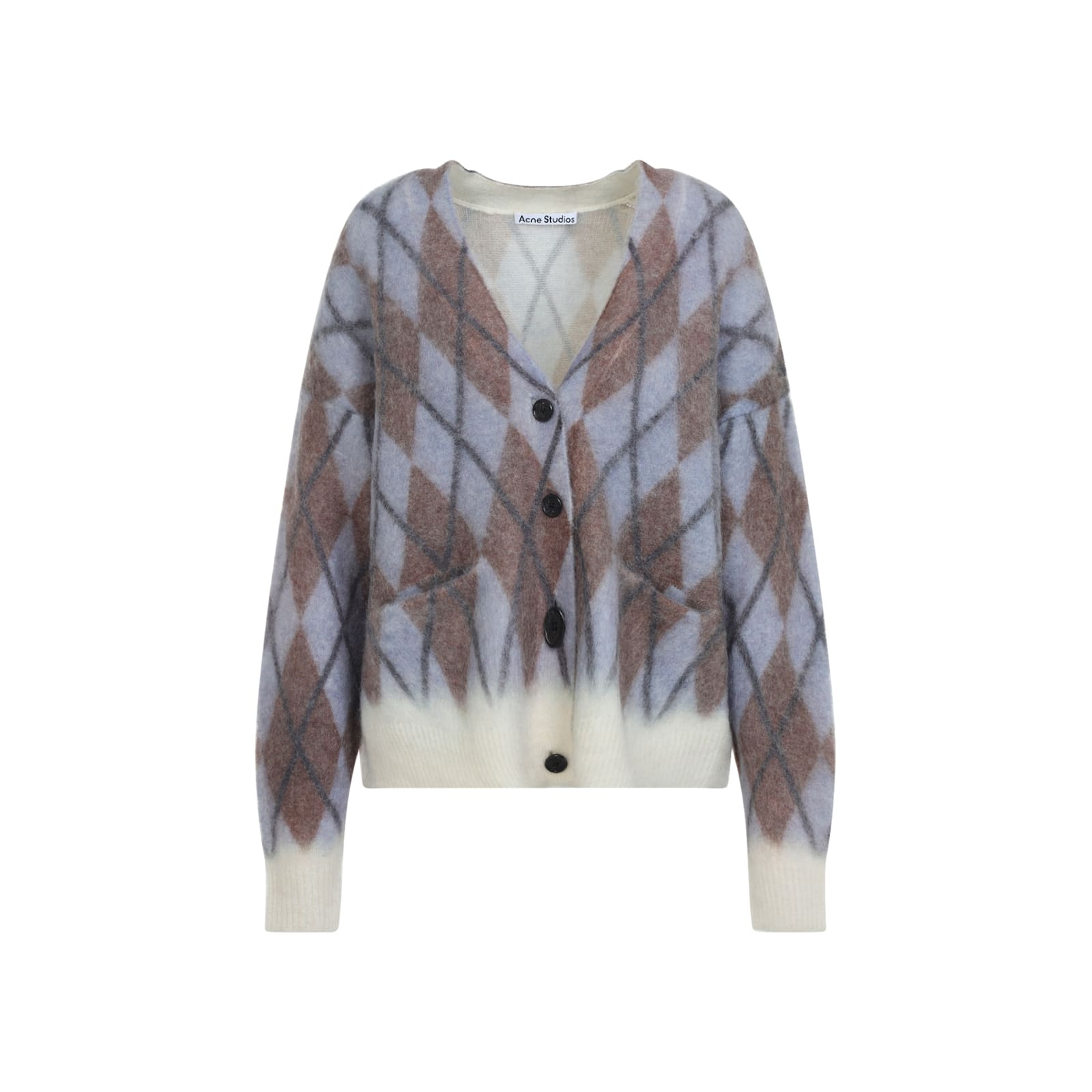 Acne Studios Cardigan Grey In Multi