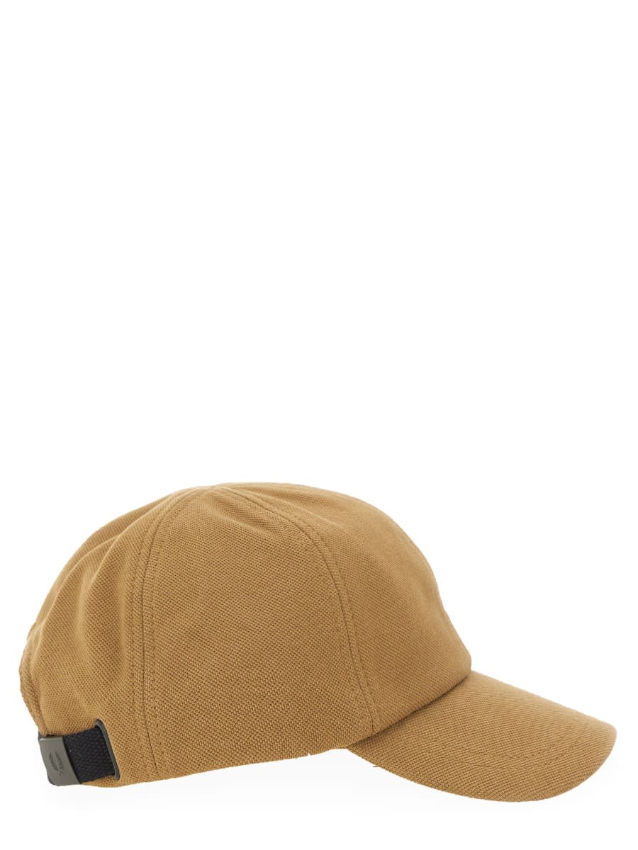 Fred Perry Logo-embroidered Cap In Brown