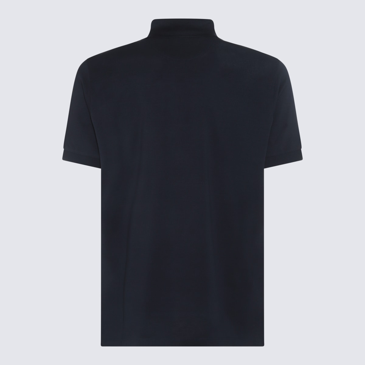 Shop Paul Smith Navy Blue Cotton Polo Shirt