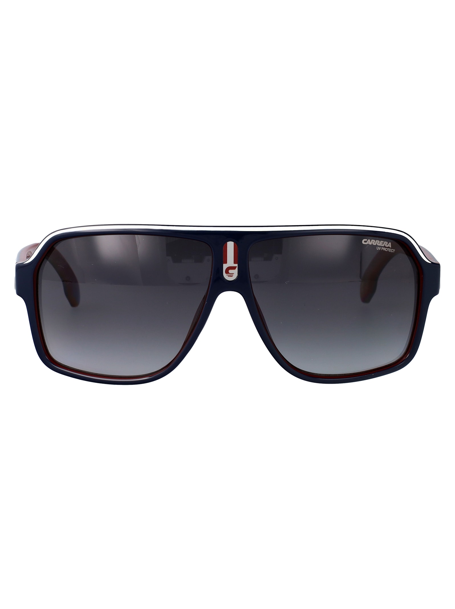 Carrera Blu Rosso Acetate Sunglasses In Black