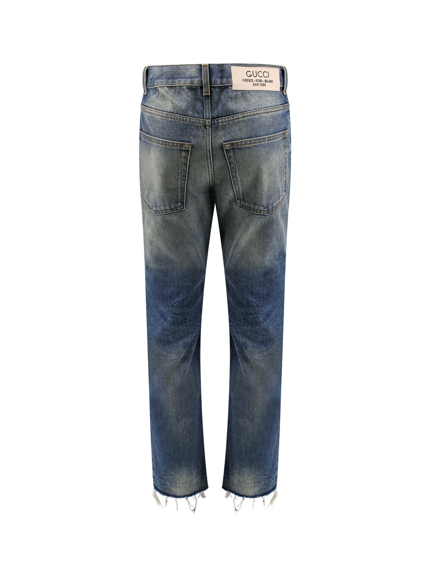 Shop Gucci Jeans In Blue