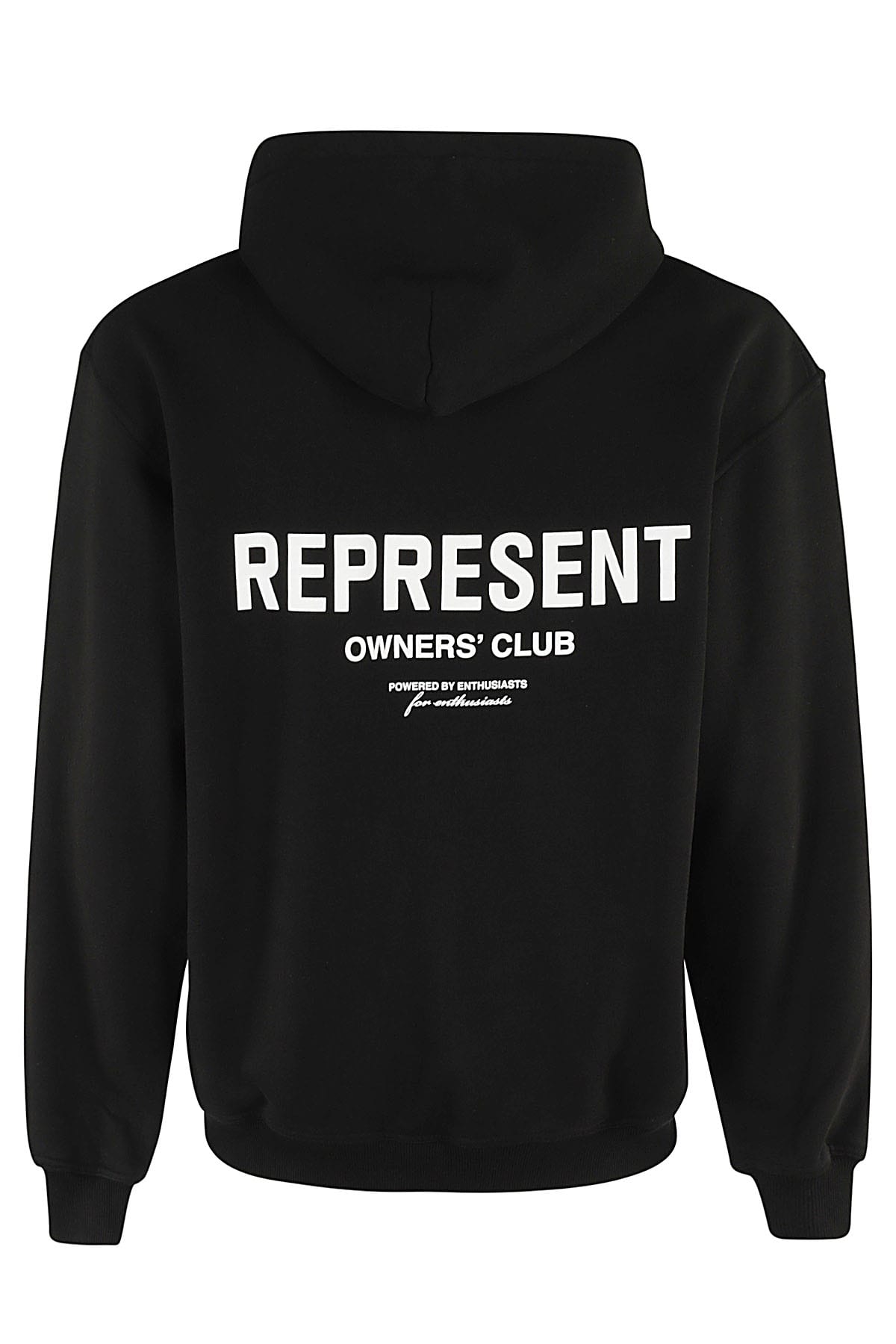 Shop Represent Owners Club Hoodie In Black