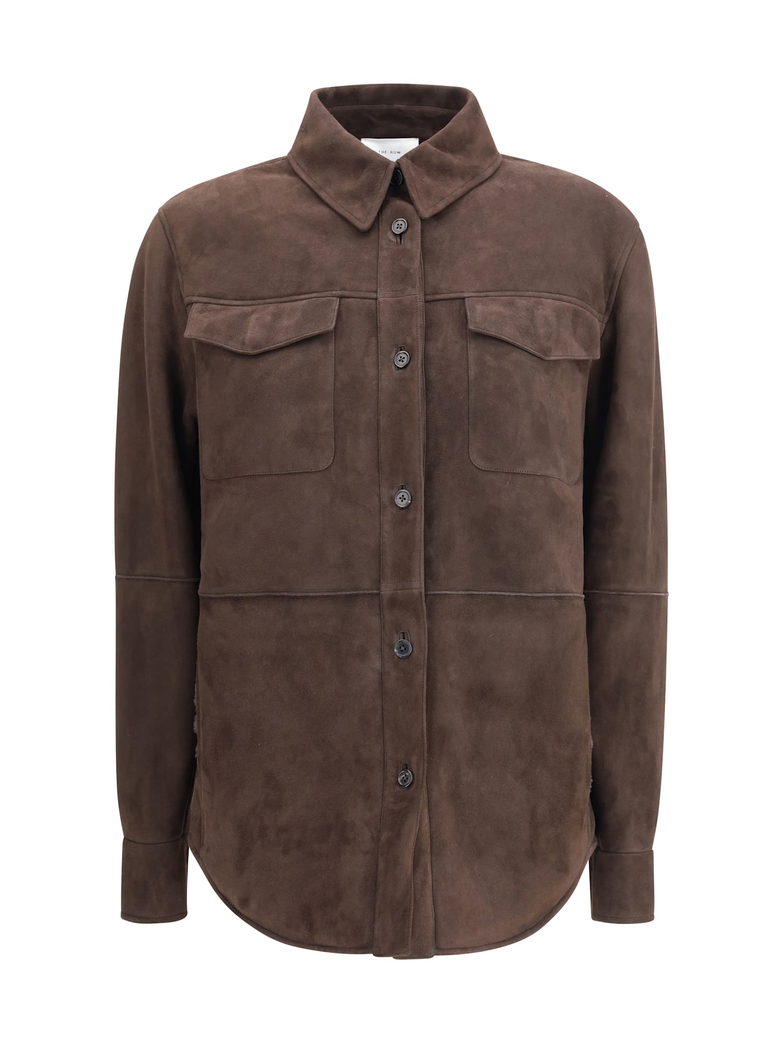 The Row Gwena Jacket In Brown