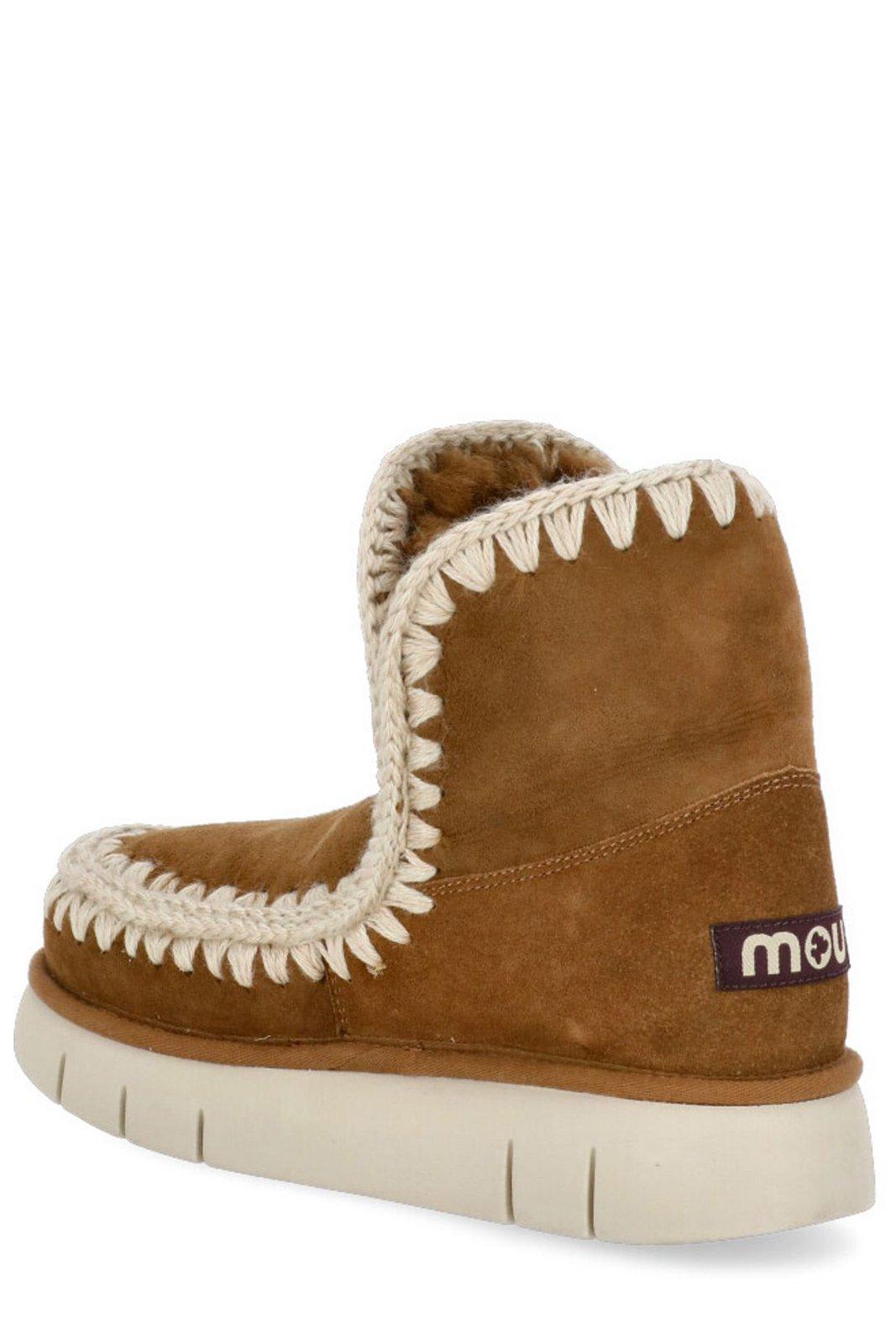 MOU ESKIMO CONTRAST STITCH BOOTS 