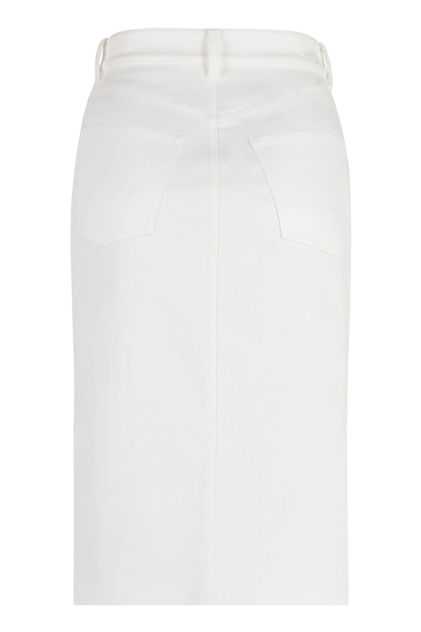 Alfieri &amp; St.john Denim Skirt In White