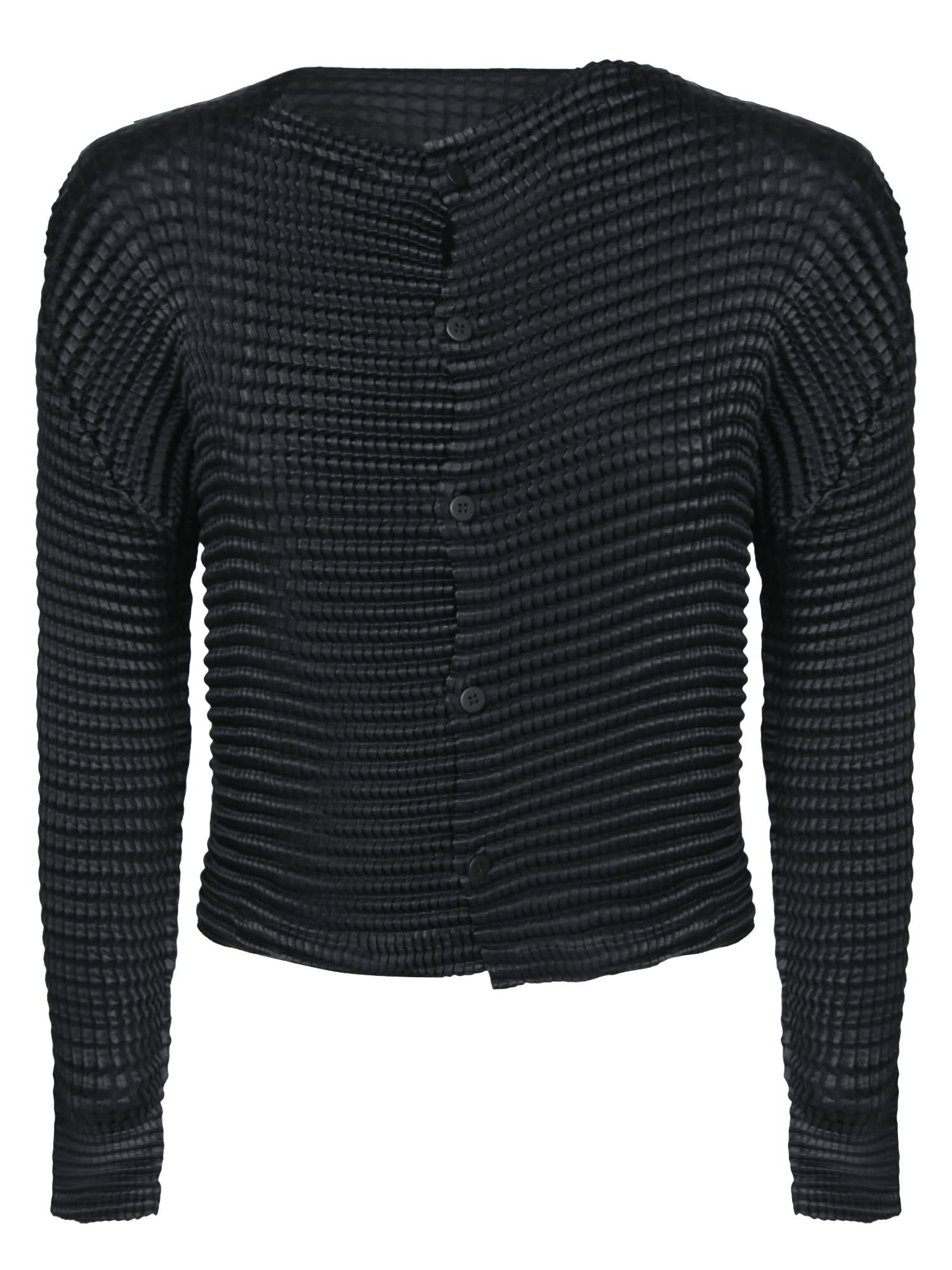 Issey Miyake Cardigans In Black