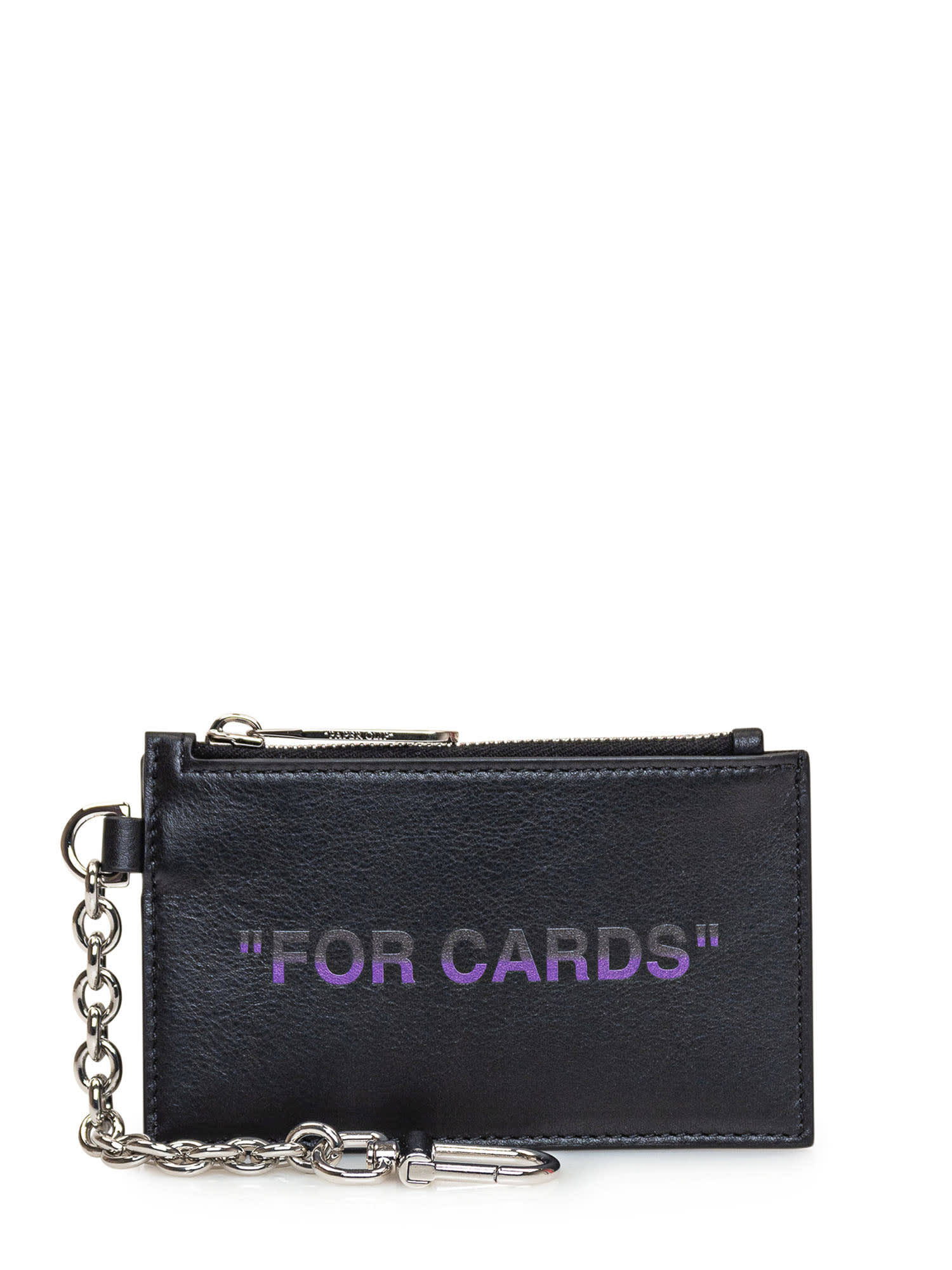 OFF-WHITE QUOTE CARD CASE
